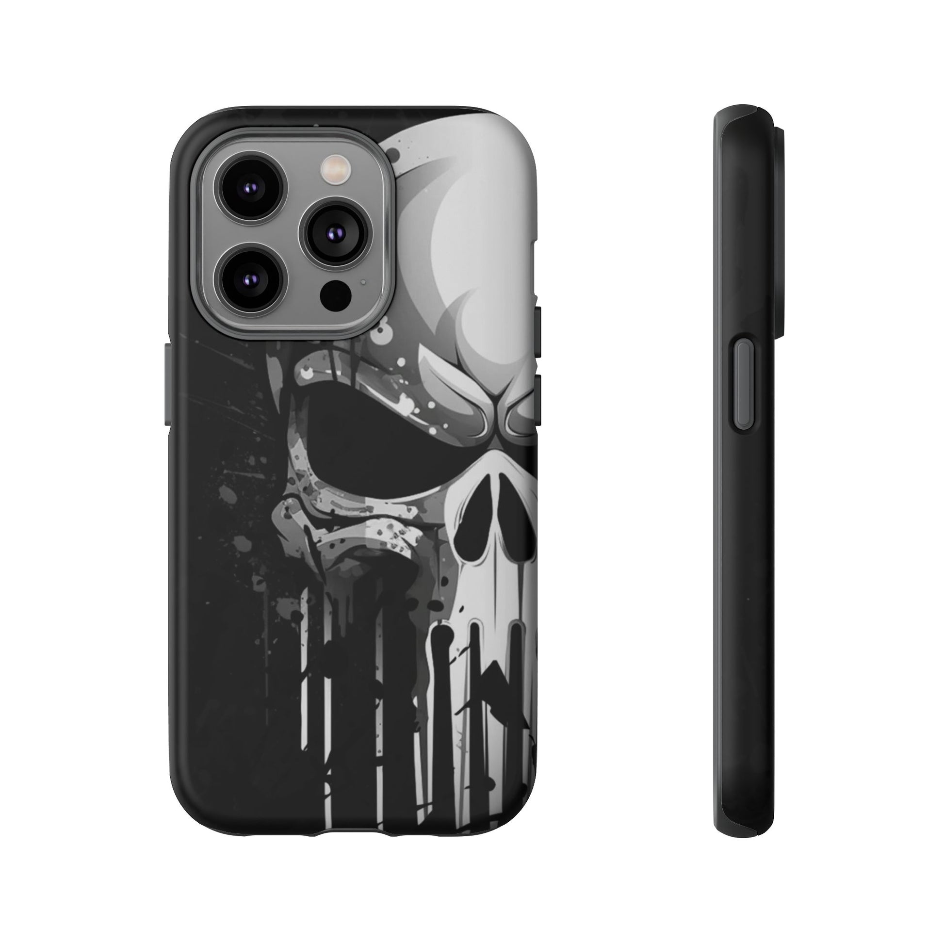 Punisher Skull Tough Cases for iPhones, Samsung, and Pixel