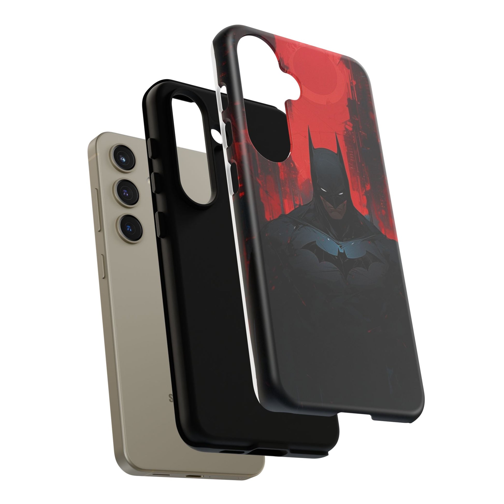 The Dark Knight Batman Tough Cases for iPhones, Samsung, and Pixel