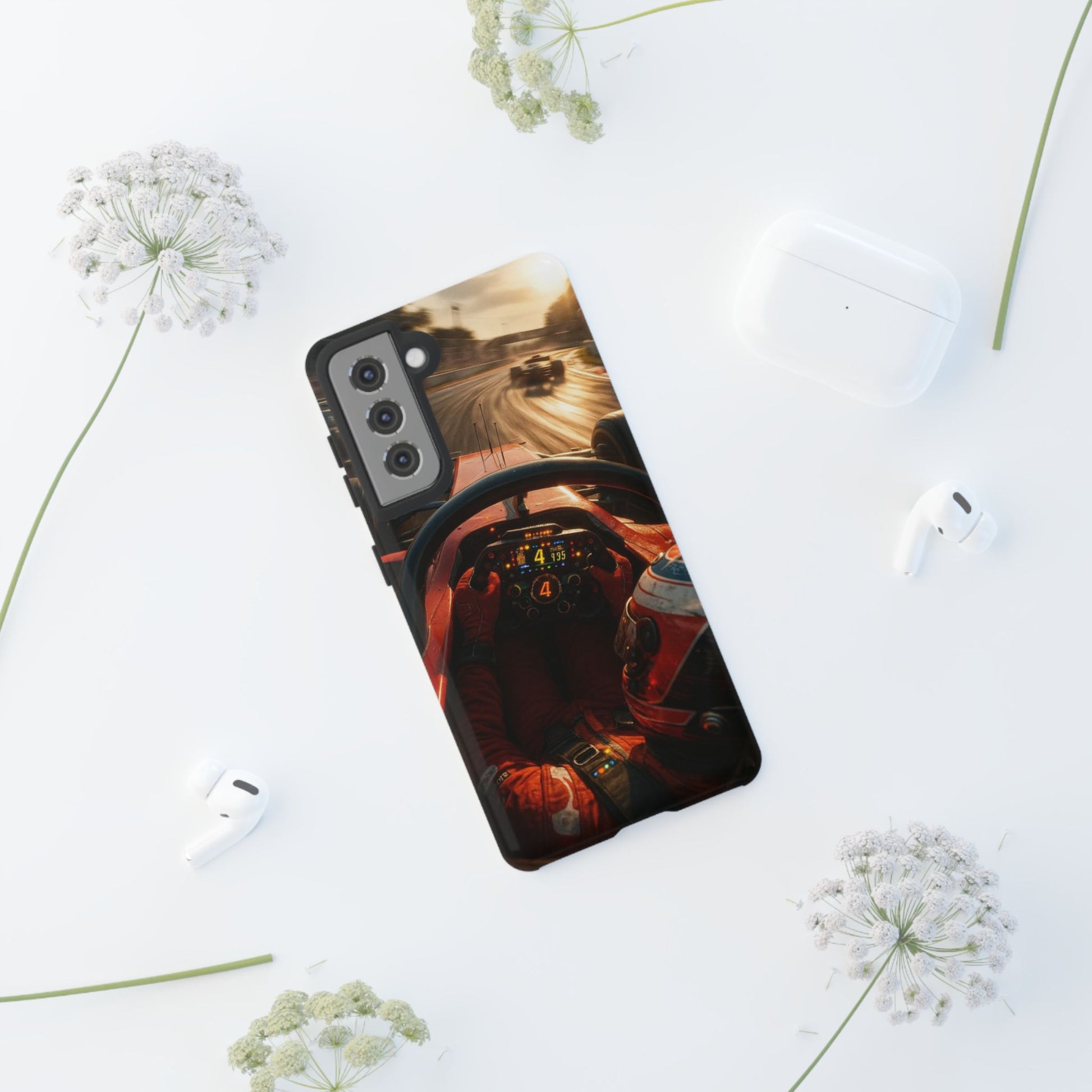 Formula 1 Cockpit Phone Case, Tough Cases for iPhones, Samsung, and Pixel