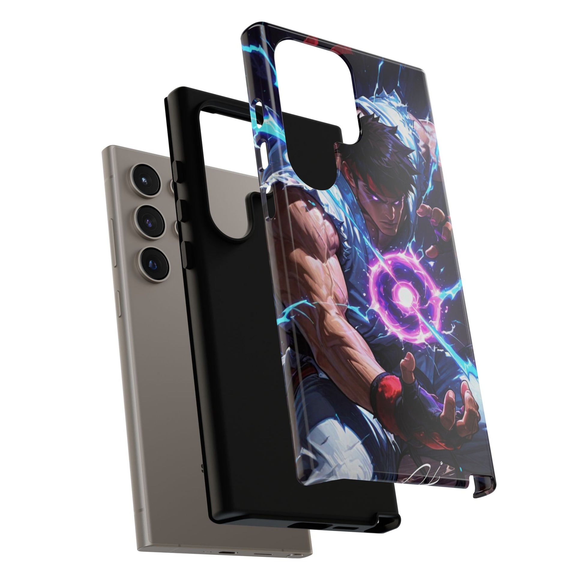 Street Fighter Ryu Gamer Art Tough Cases for iPhones, Samsung, and Pixel