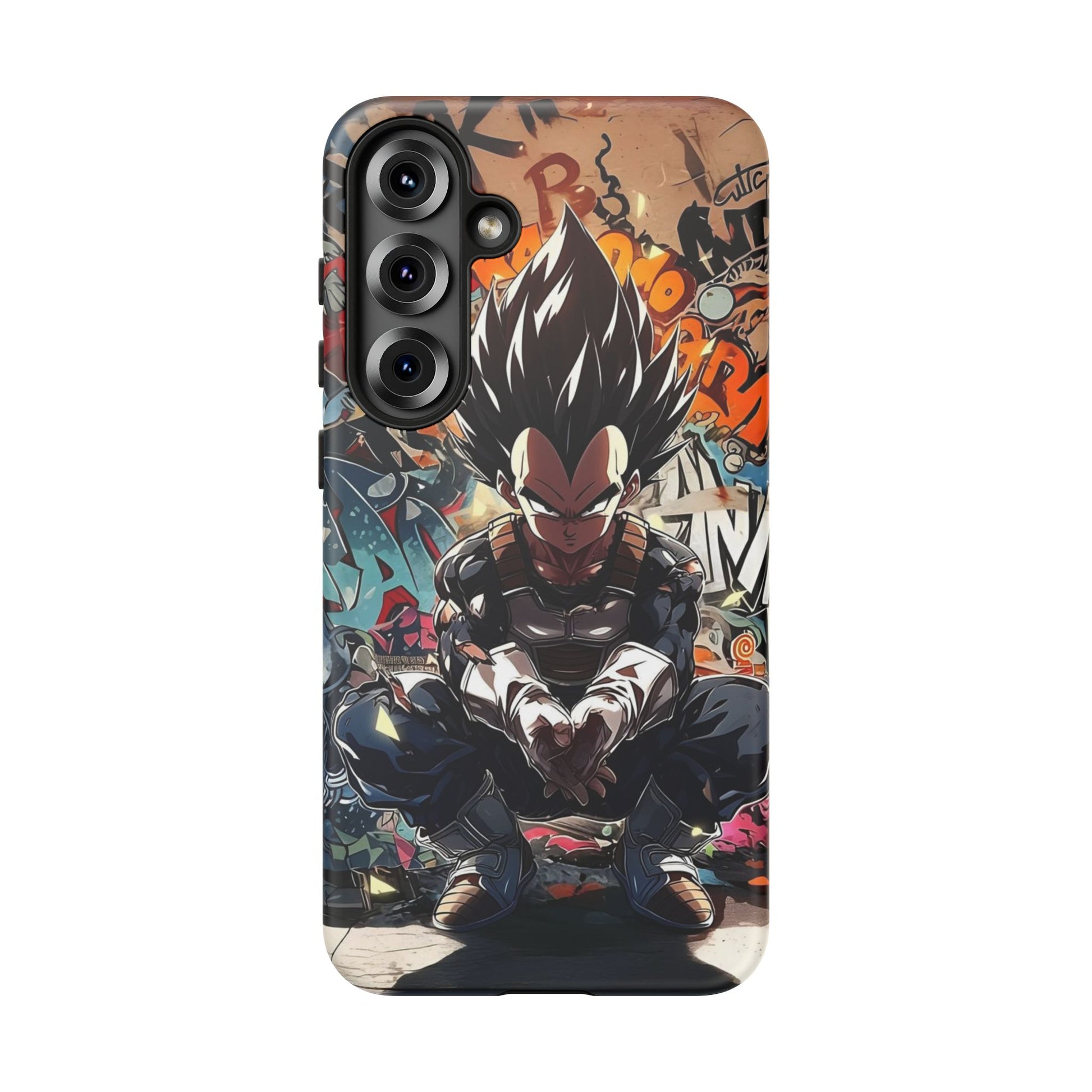 Anime Vegeta Dragon ball Z Tough Cases for iPhones, Samsung, and Pixel
