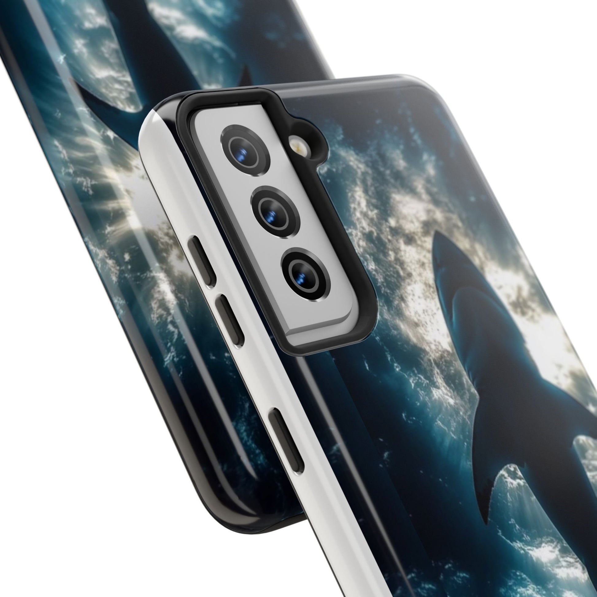 Great White Shark Themed Tough Phone Cases for Iphones & Samsung Phones