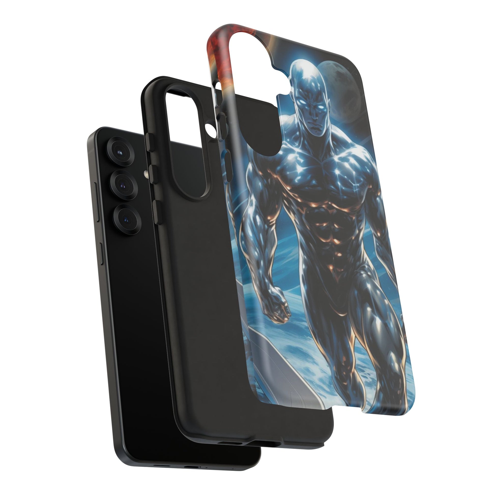 The Silver Surfer Comic Art Phone Case, Tough Cases for iPhones, Samsung, and Pixel