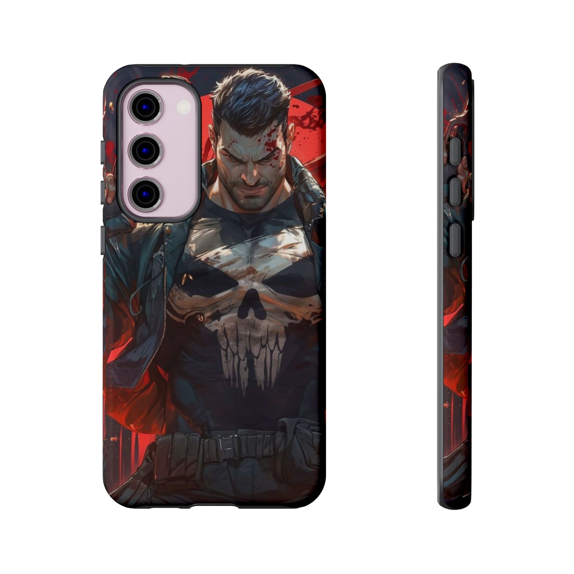 Punisher Tough Cases for iPhones, Samsung, and Pixel