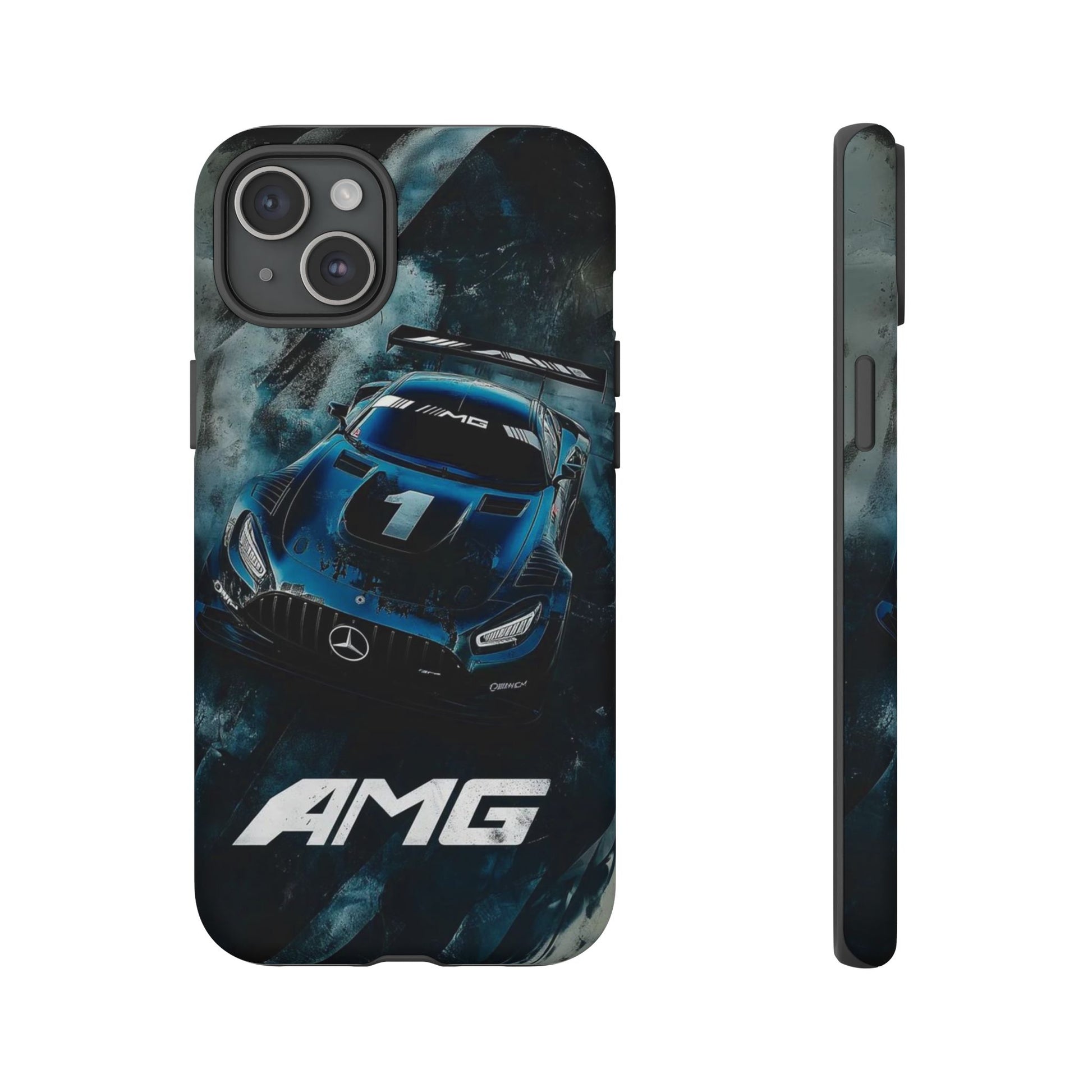 Mercedes AMG Racing Car Tough Cases for iPhones, Samsung, and Pixel