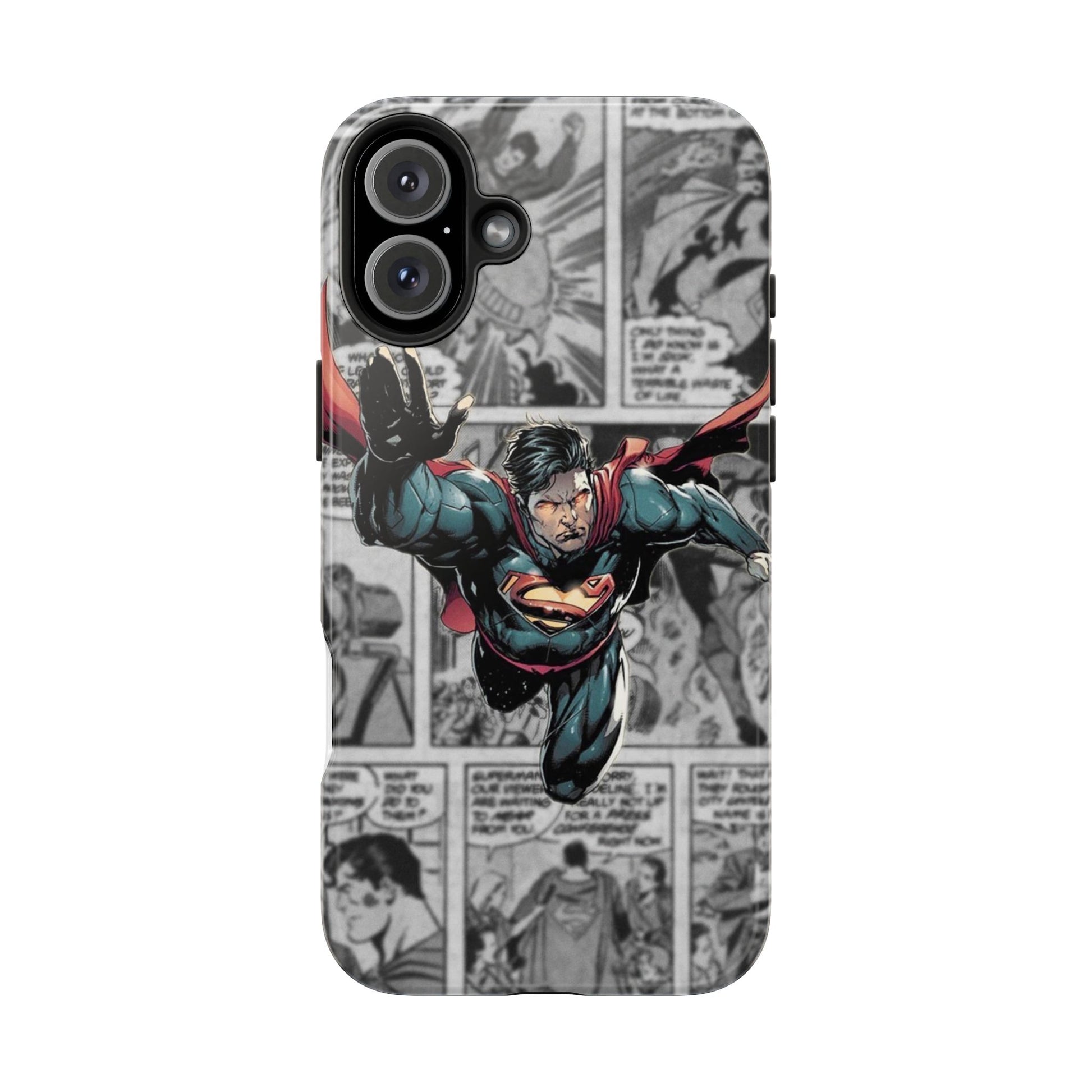 Superman Comic Book Page Theme Phone Cases for Iphones & Samsung Phones