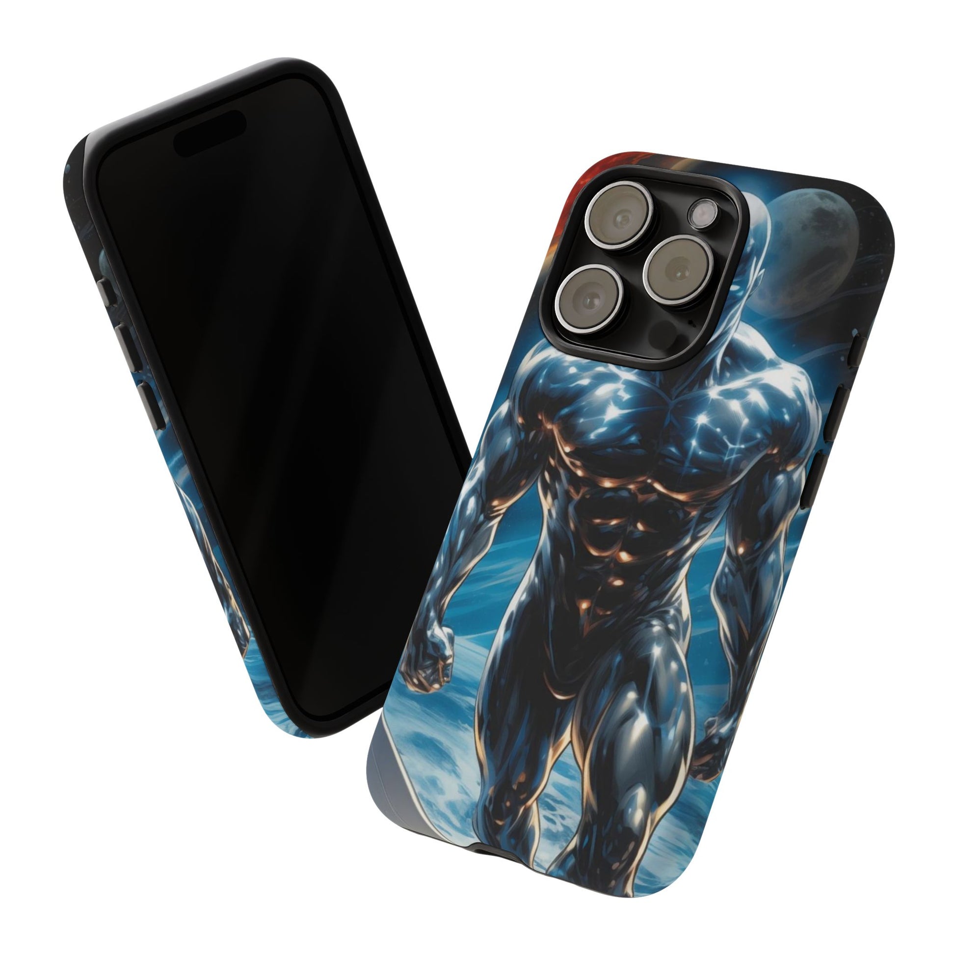 The Silver Surfer Comic Art Phone Case, Tough Cases for iPhones, Samsung, and Pixel