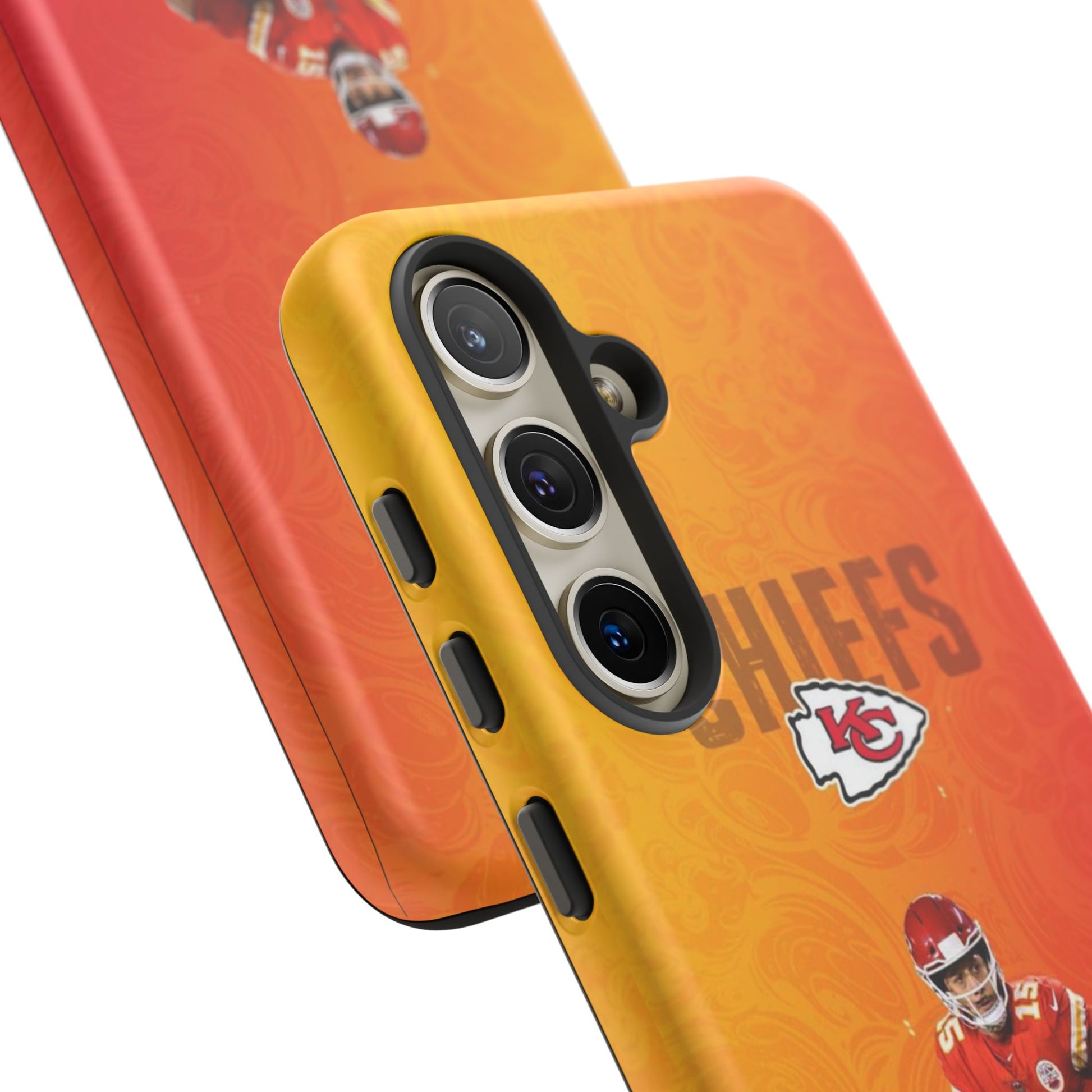 Kansas City Chiefs Patrick Mahomes Football Tough Cases for iPhones, Samsung, and Pixel
