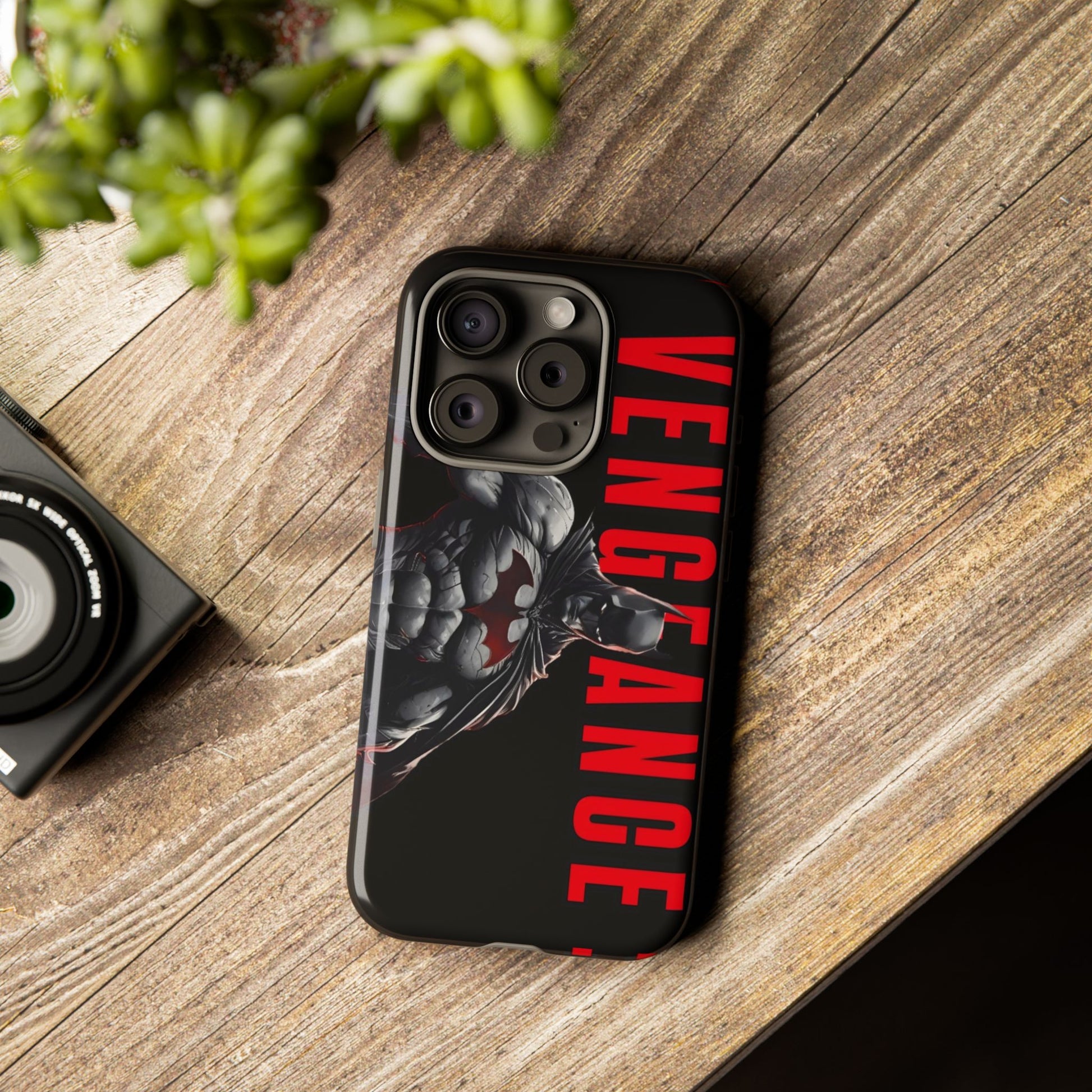 DC Comics Batman Vengence Tough Cases for iPhones, Samsung, and Pixel