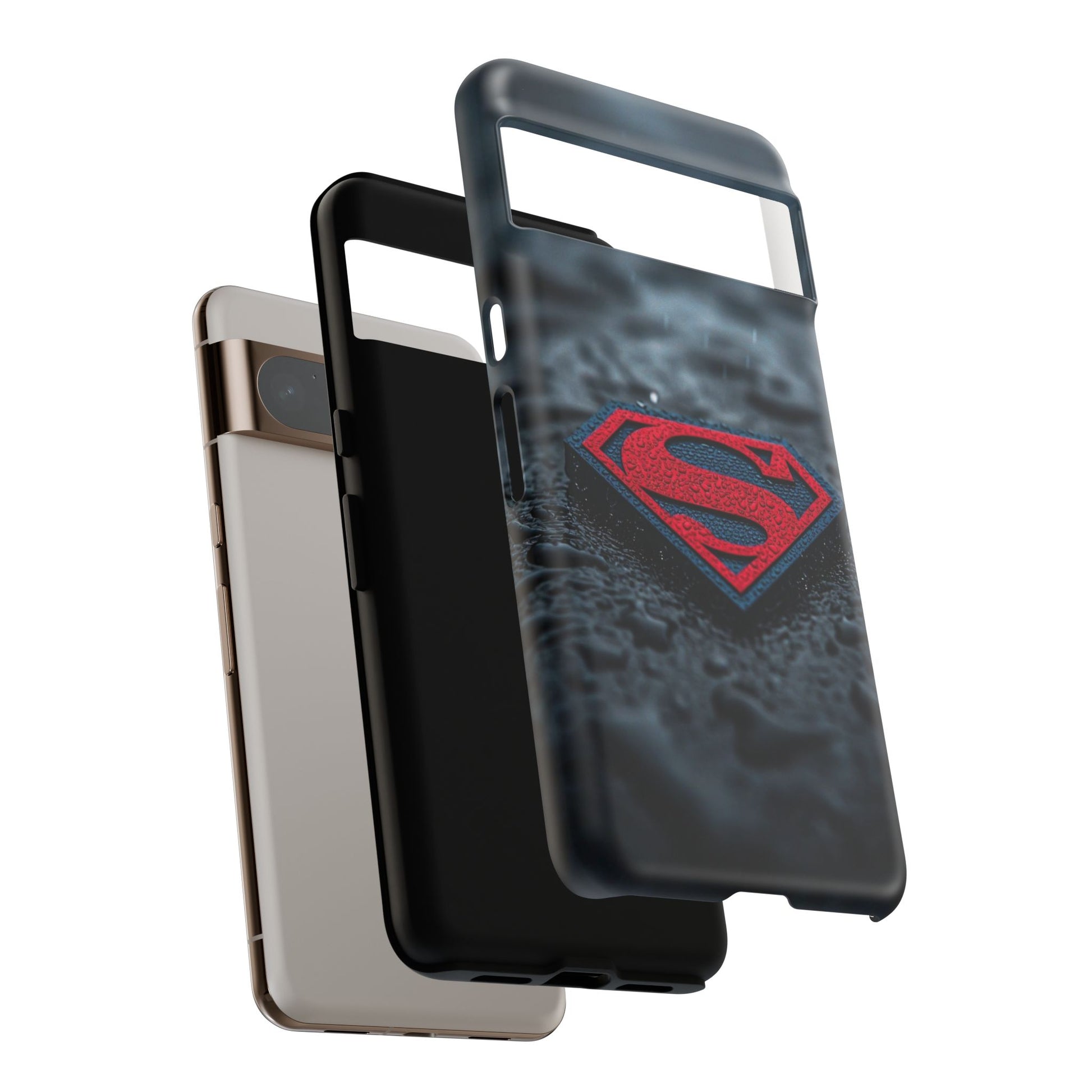 Superman Logo Tough Cases for iPhones, Samsung, and Pixel