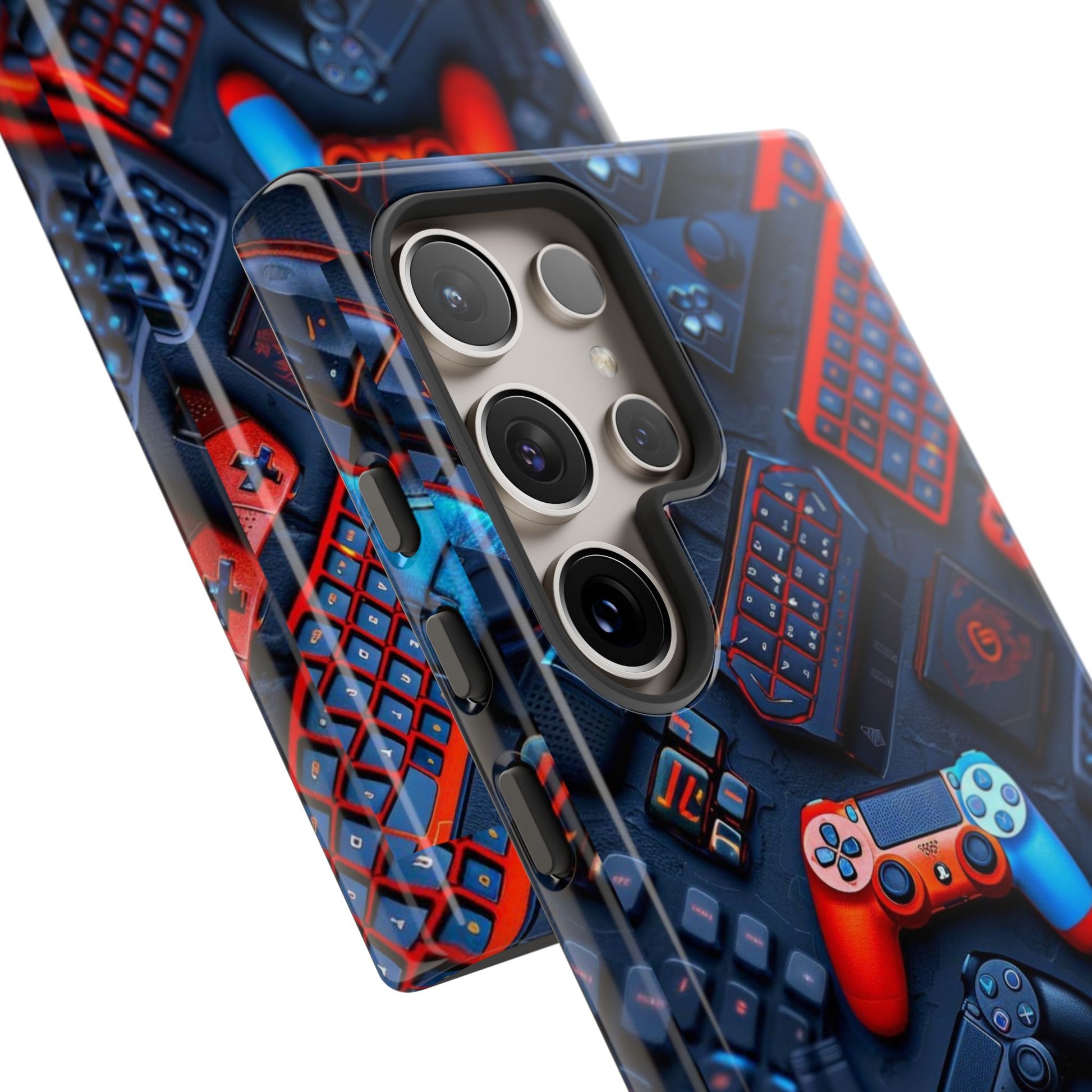 Gamer Themed Controllers Tough Cases for iPhones, Samsung, and Pixel