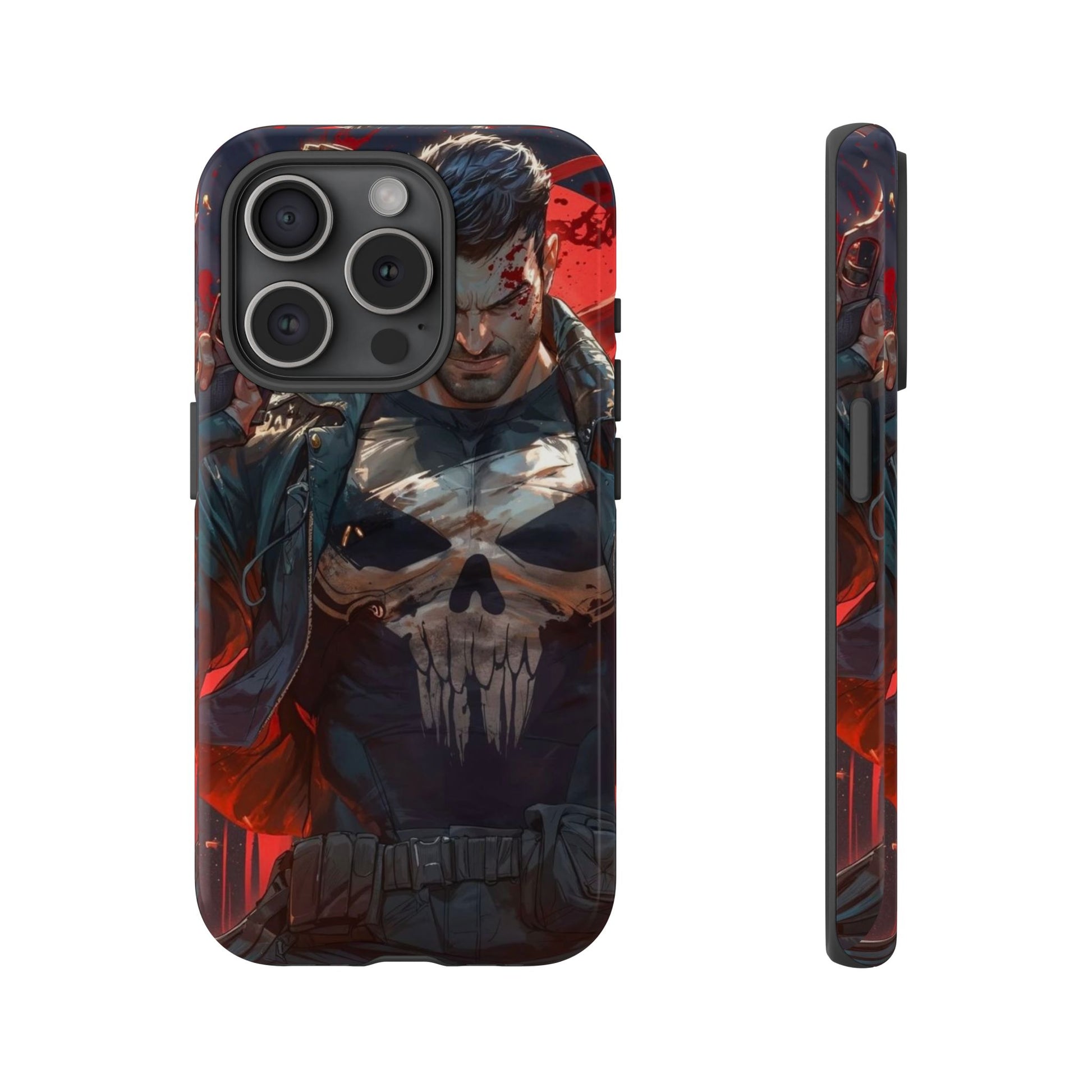 Punisher Tough Cases for iPhones, Samsung, and Pixel