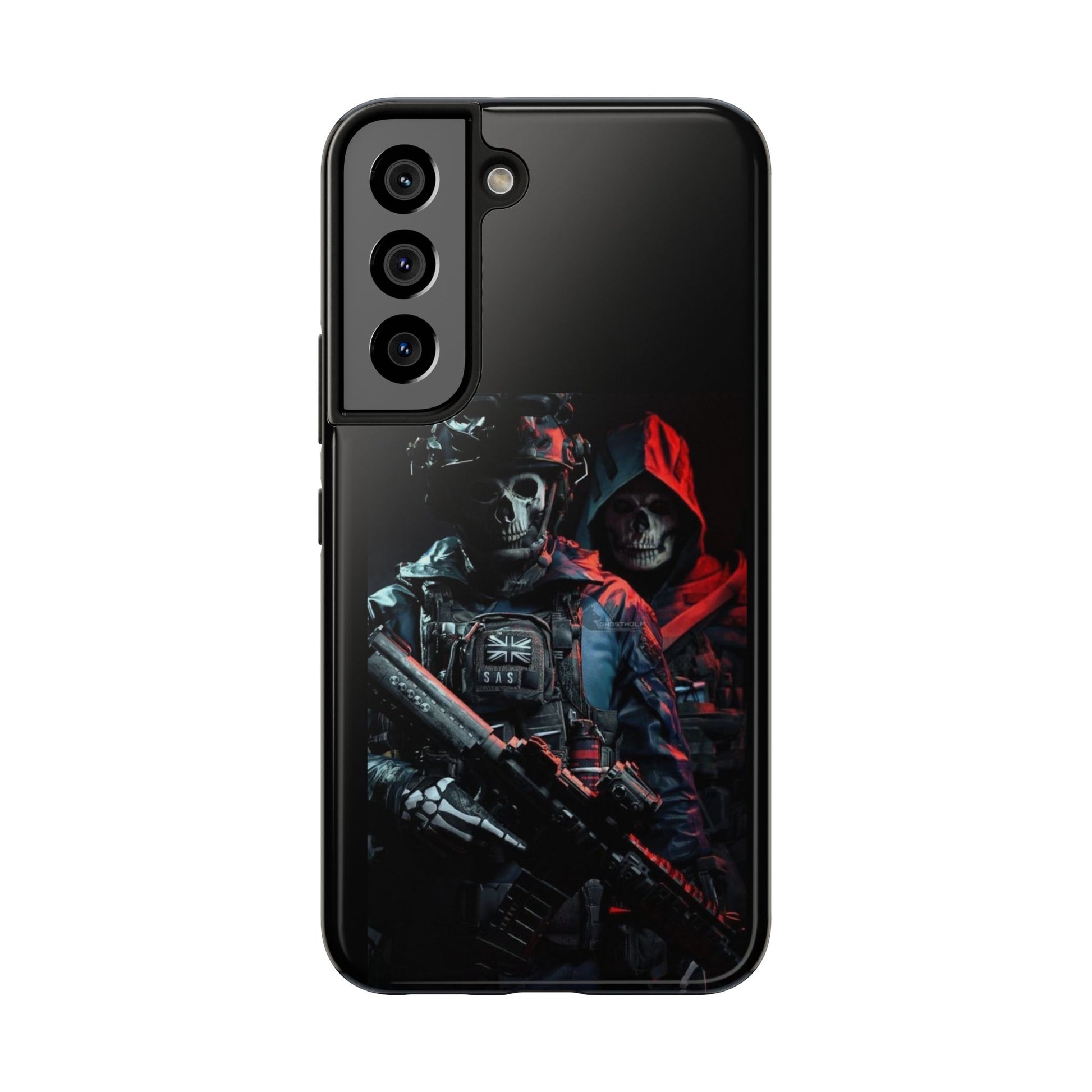 COD Ghost Gamer Phone Cases for Iphones & Samsung Phones