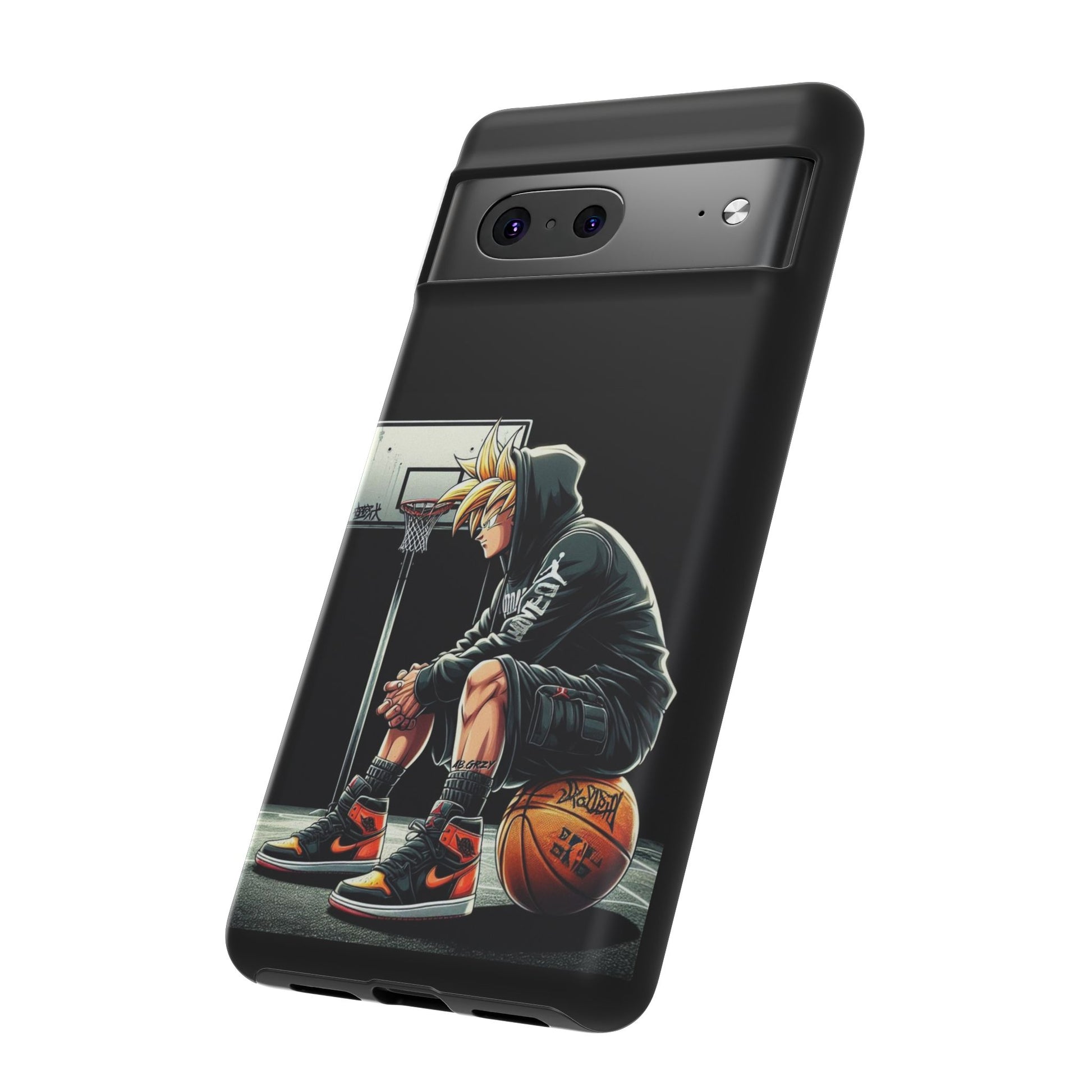 Son Goku Basketball Tough Cases for iPhones, Samsung, and Pixel
