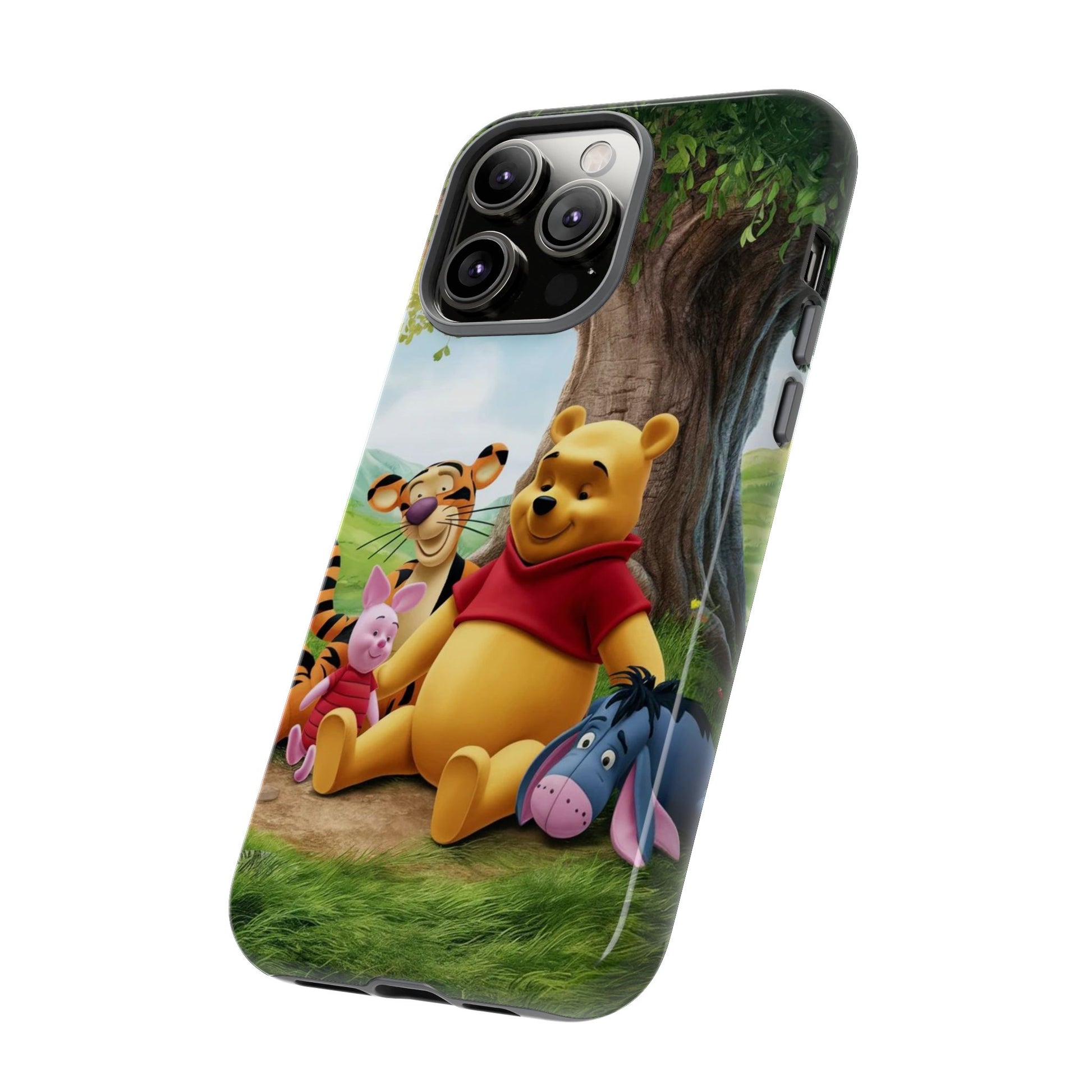 Cute Pooh Bear Phone Case, Tough Cases, Disney Phone for iPhones, Samsung, and Pixel