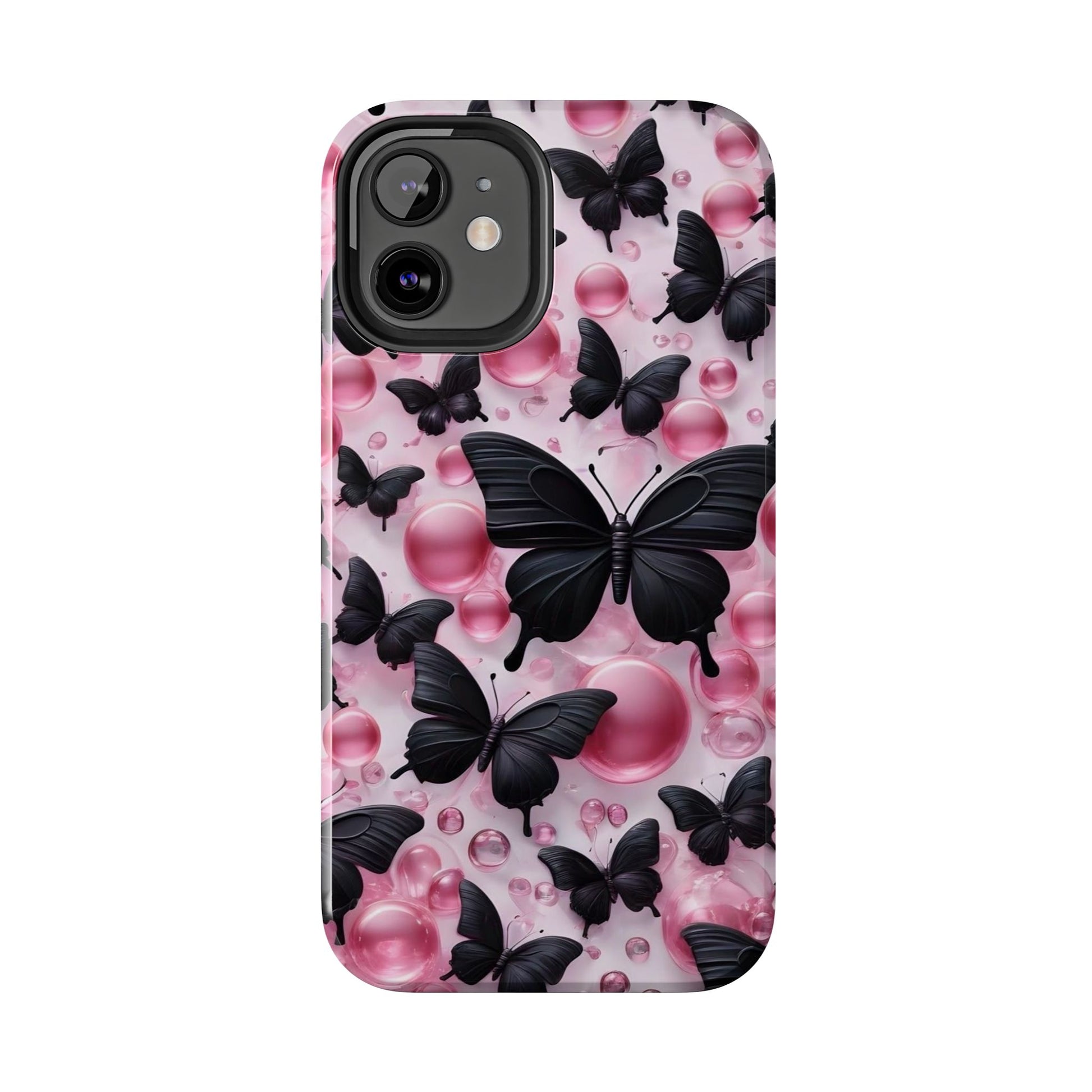 Pearls and Butterflies Theme Phone Cases for iPhones & Samsung Phones