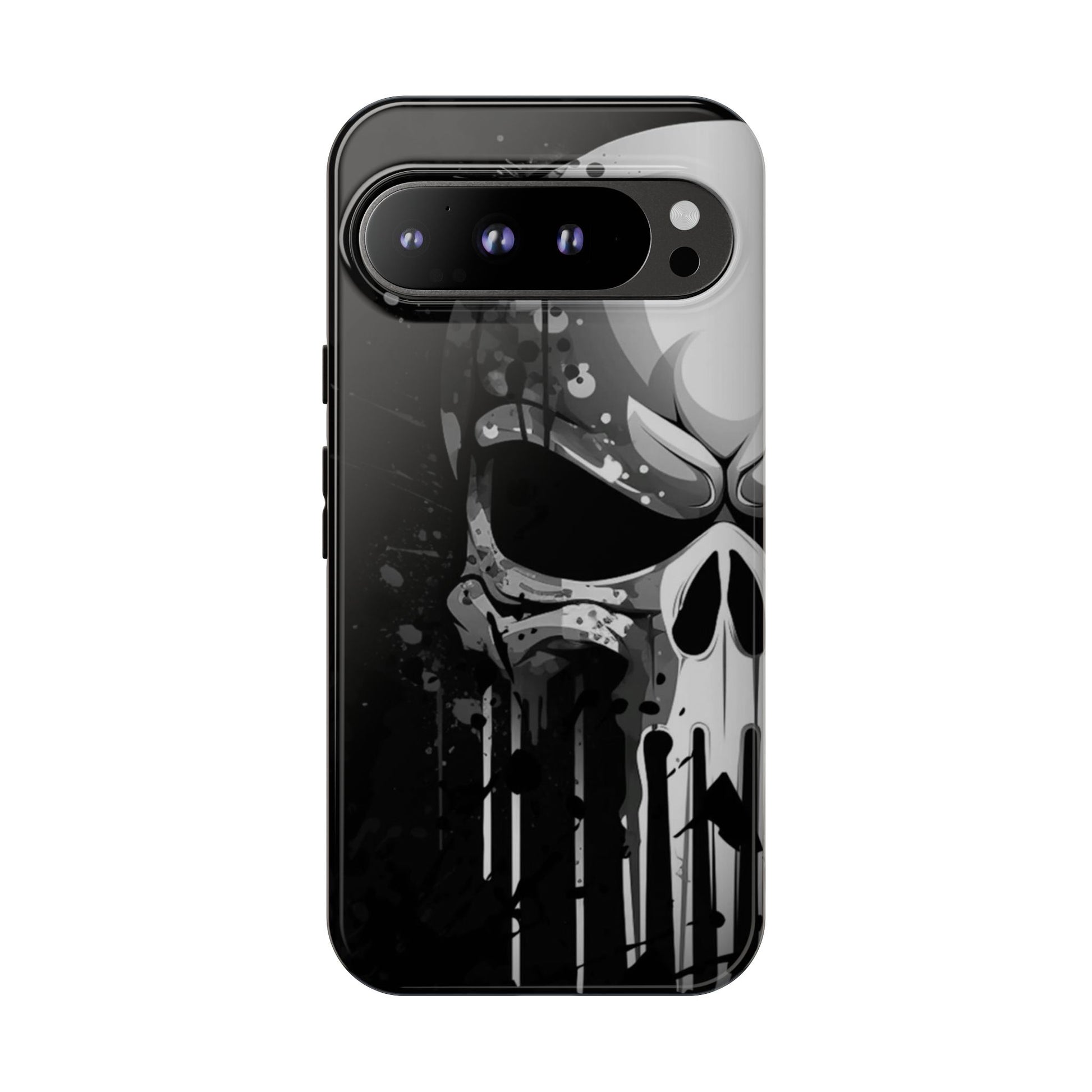 Punisher Skull Tough Cases for iPhones, Samsung, and Pixel