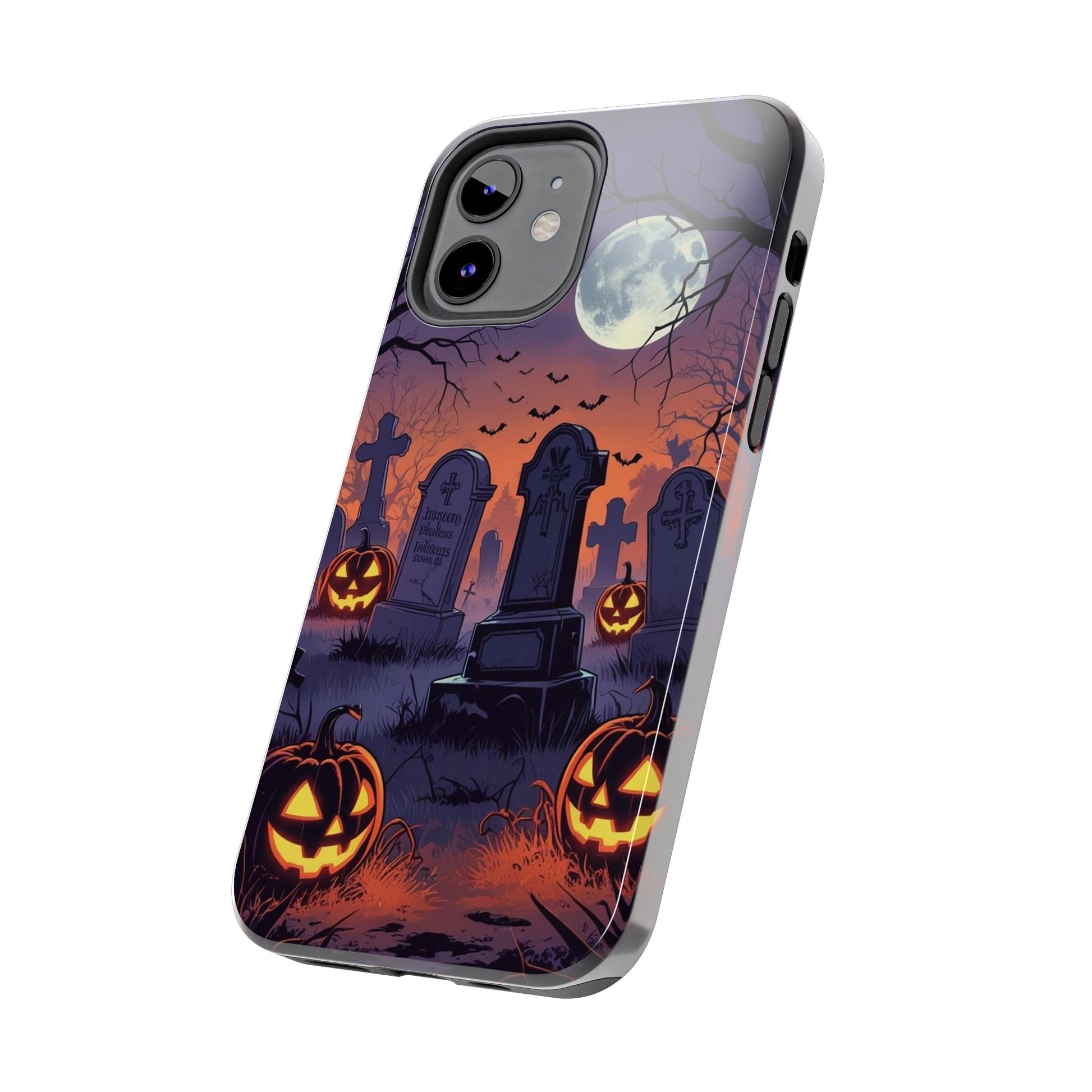 Graveyard Halloween Theme Phone Cases for iPhones & Samsung Phones