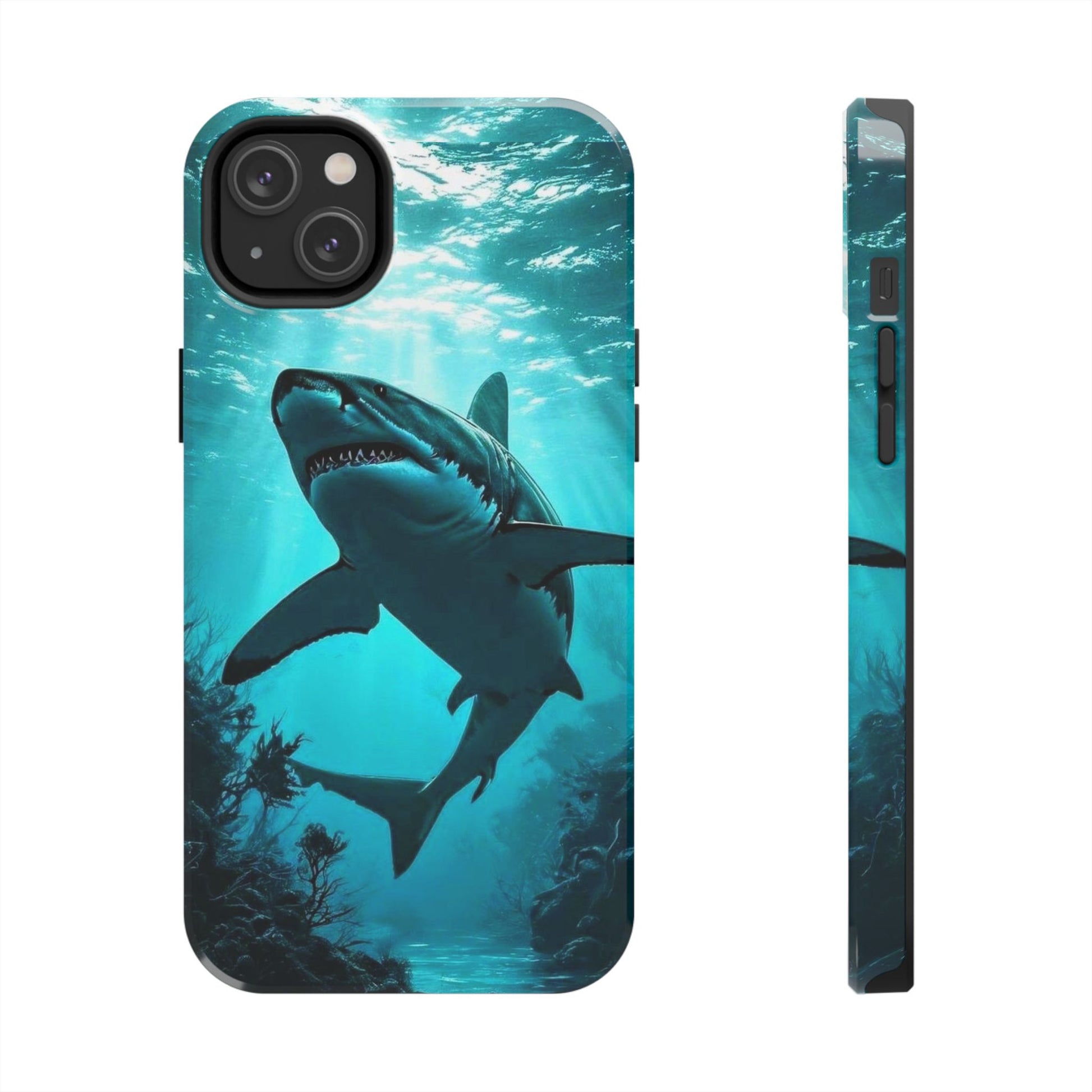 Killer Shark Theme Phone Cases for iPhones & Samsung Phones
