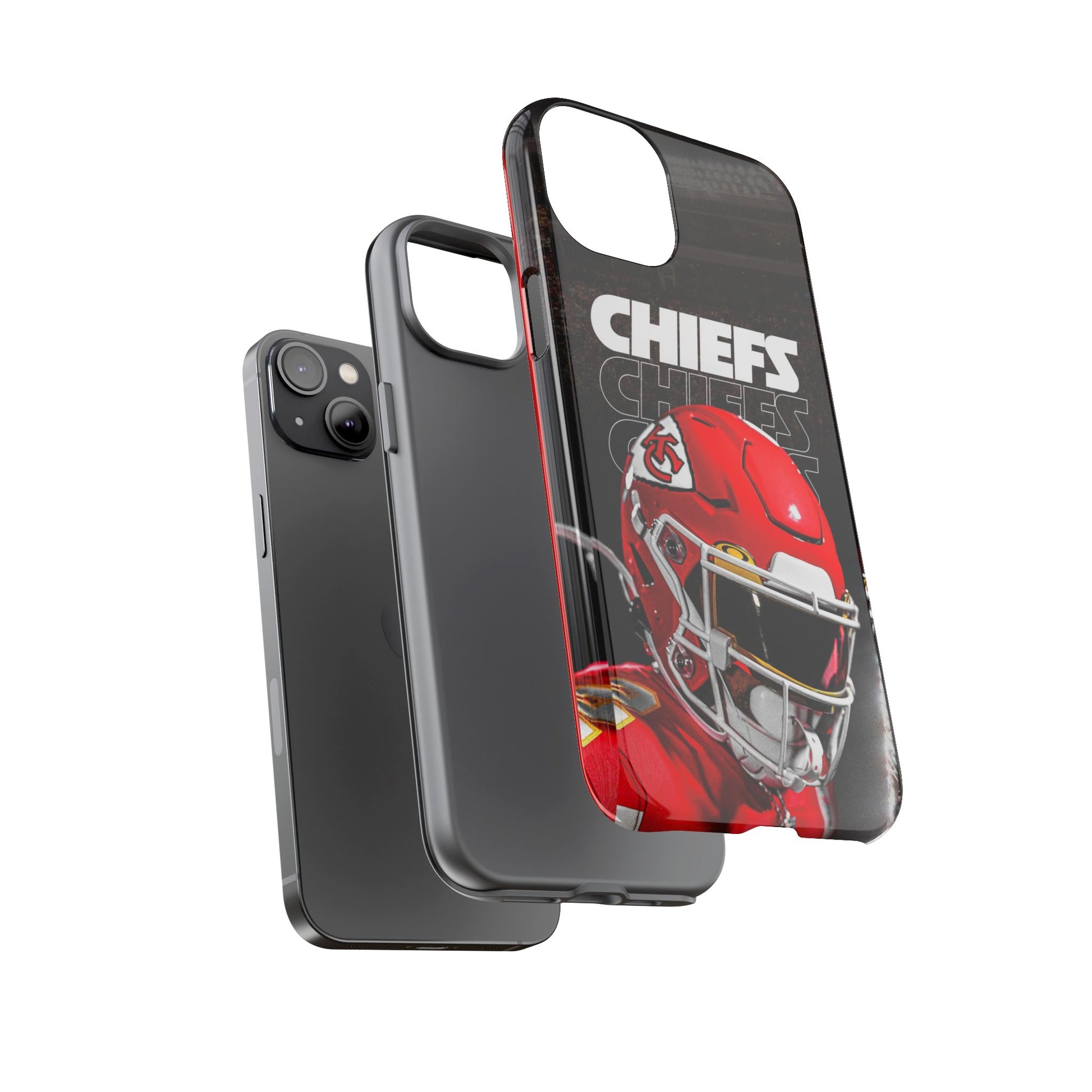 Kansas City Chiefs Football Helmet Logo Tough Cases for iPhones, Samsung, and Pixel