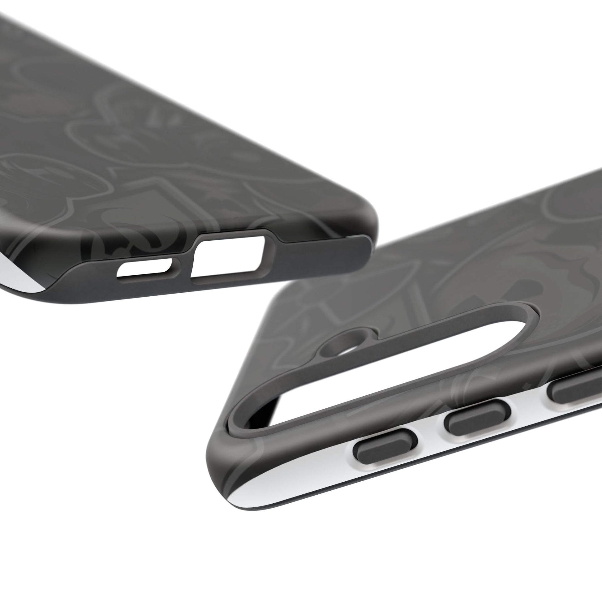Tough Cases Phone Case, Edgy Skull Design Phone Cover, Gothic Cell Phone Shell
