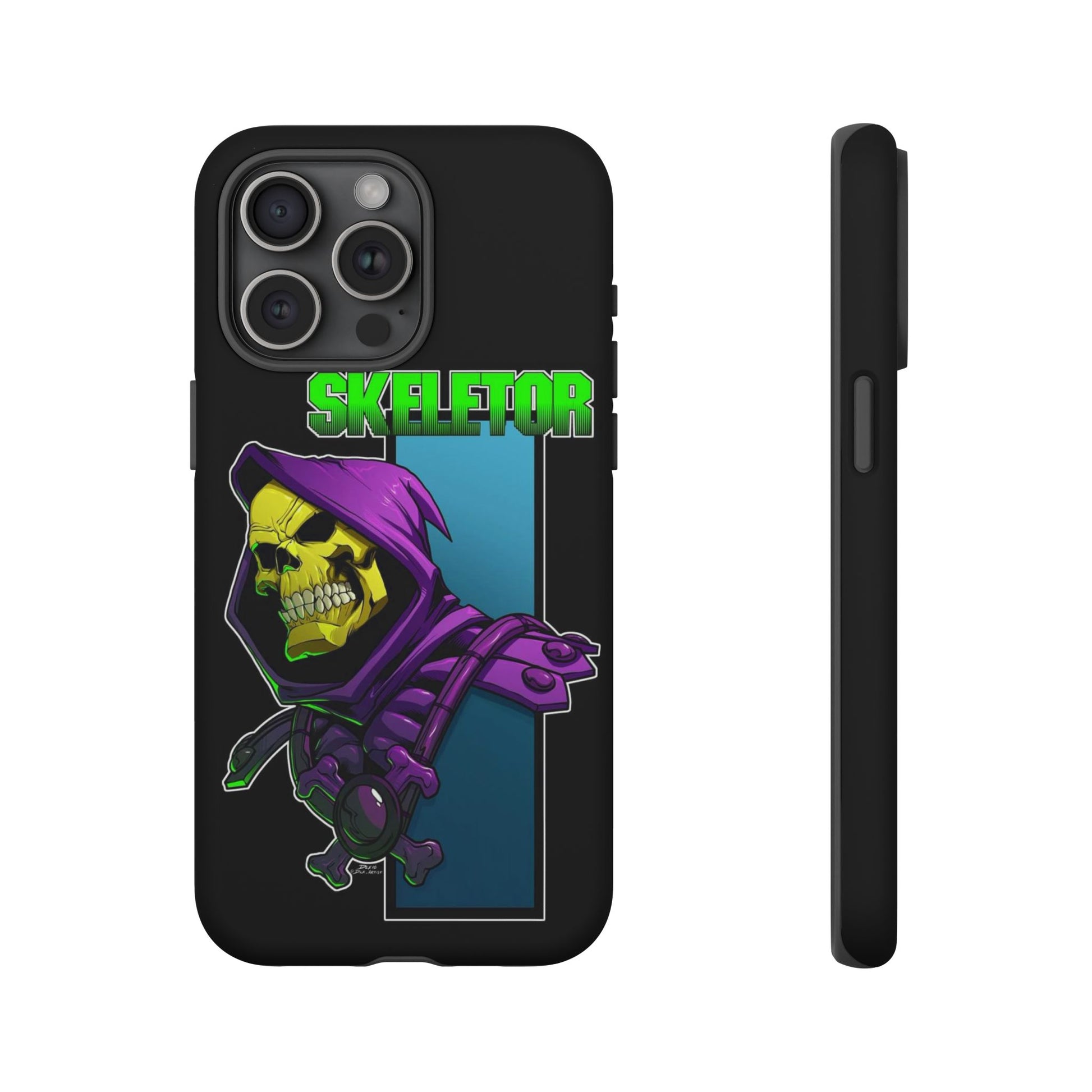 Skeletor Tough Cases for iPhones, Samsung, and Pixel