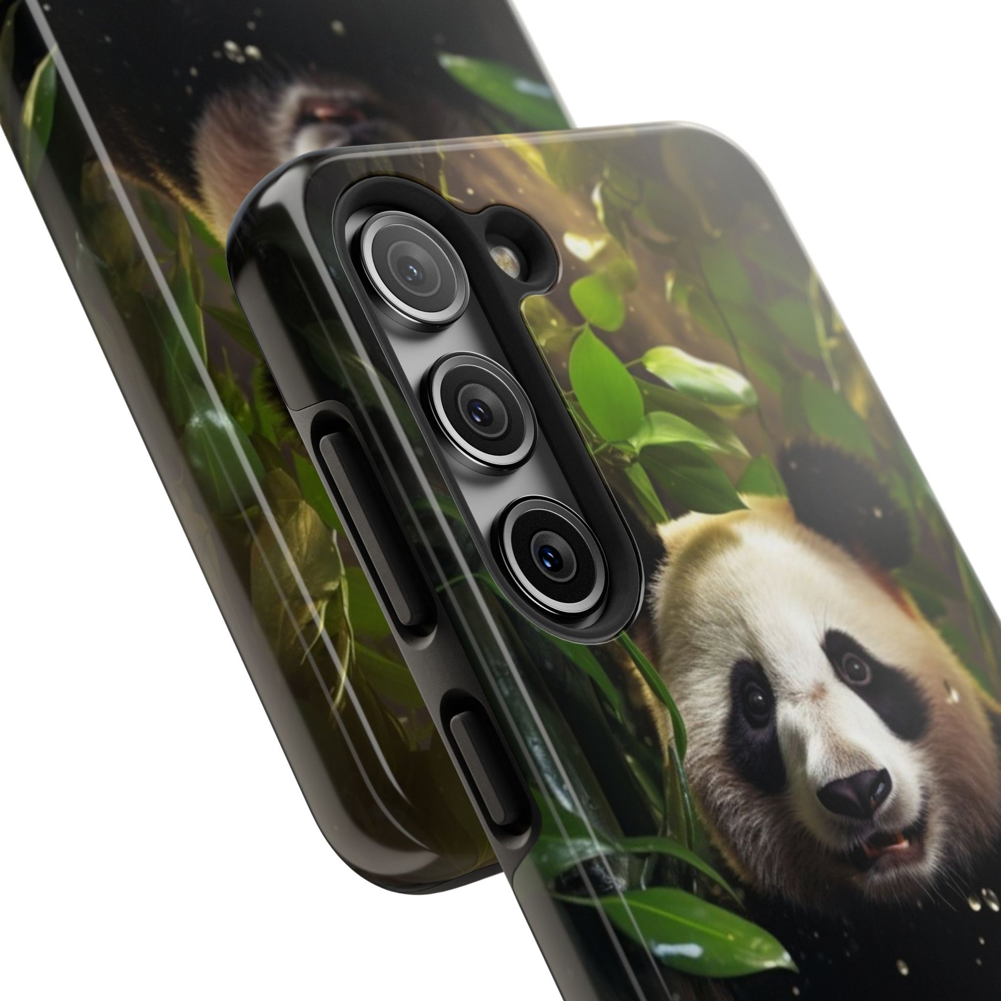 Smiling Panda Theme Phone Cases for iPhones & Samsung Phones