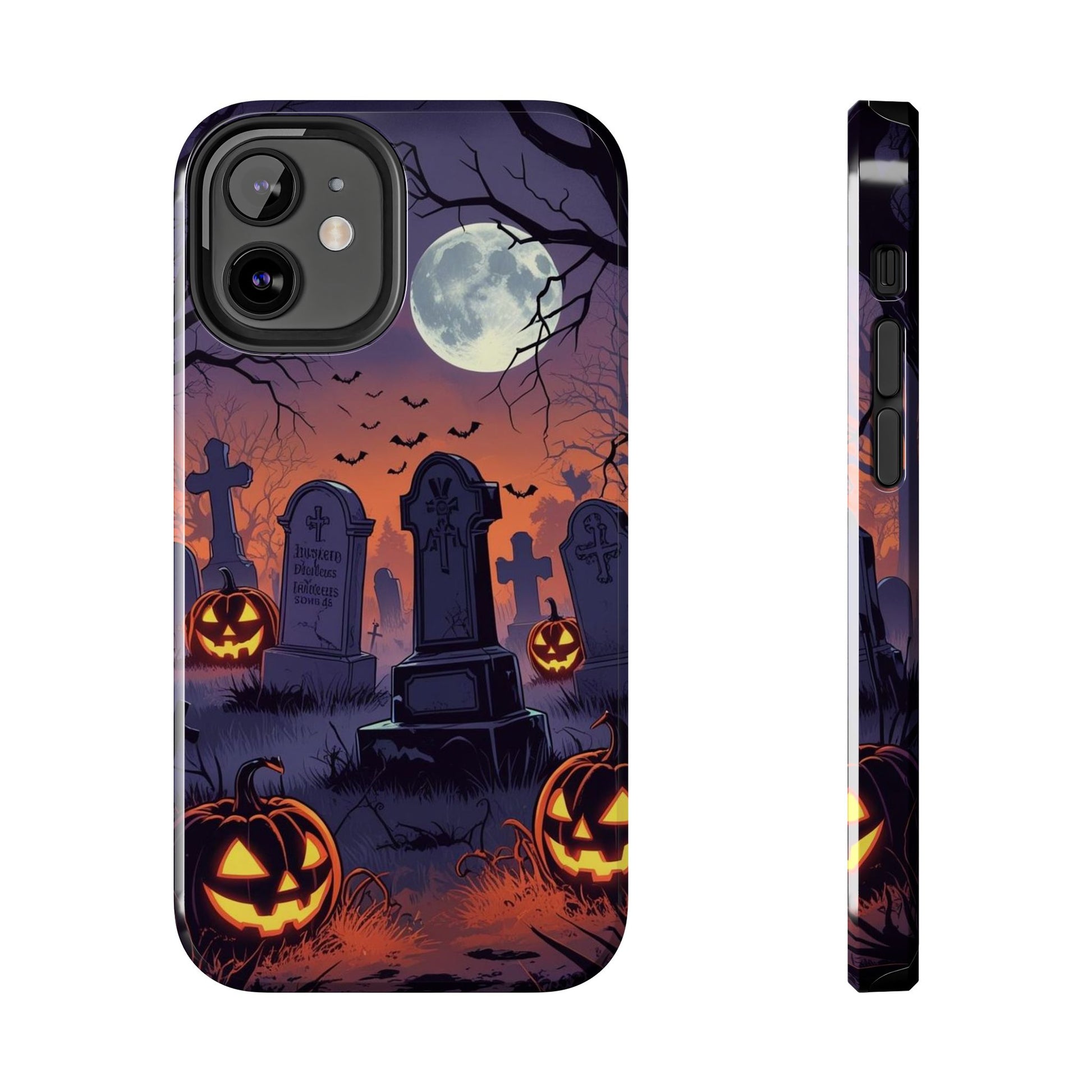Graveyard Halloween Theme Phone Cases for iPhones & Samsung Phones