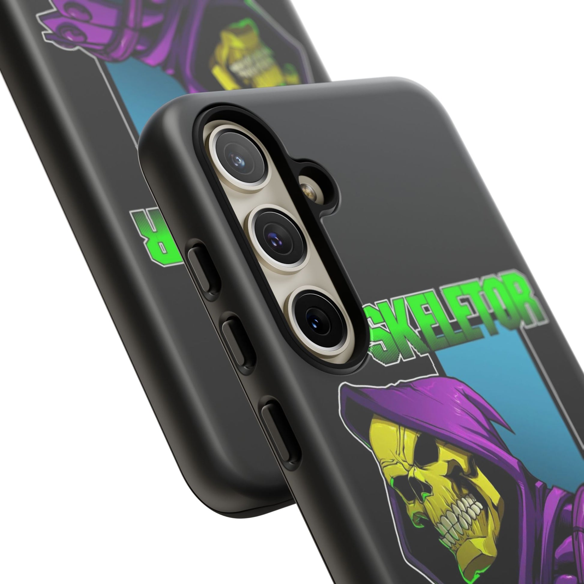 Skeletor Tough Cases for iPhones, Samsung, and Pixel