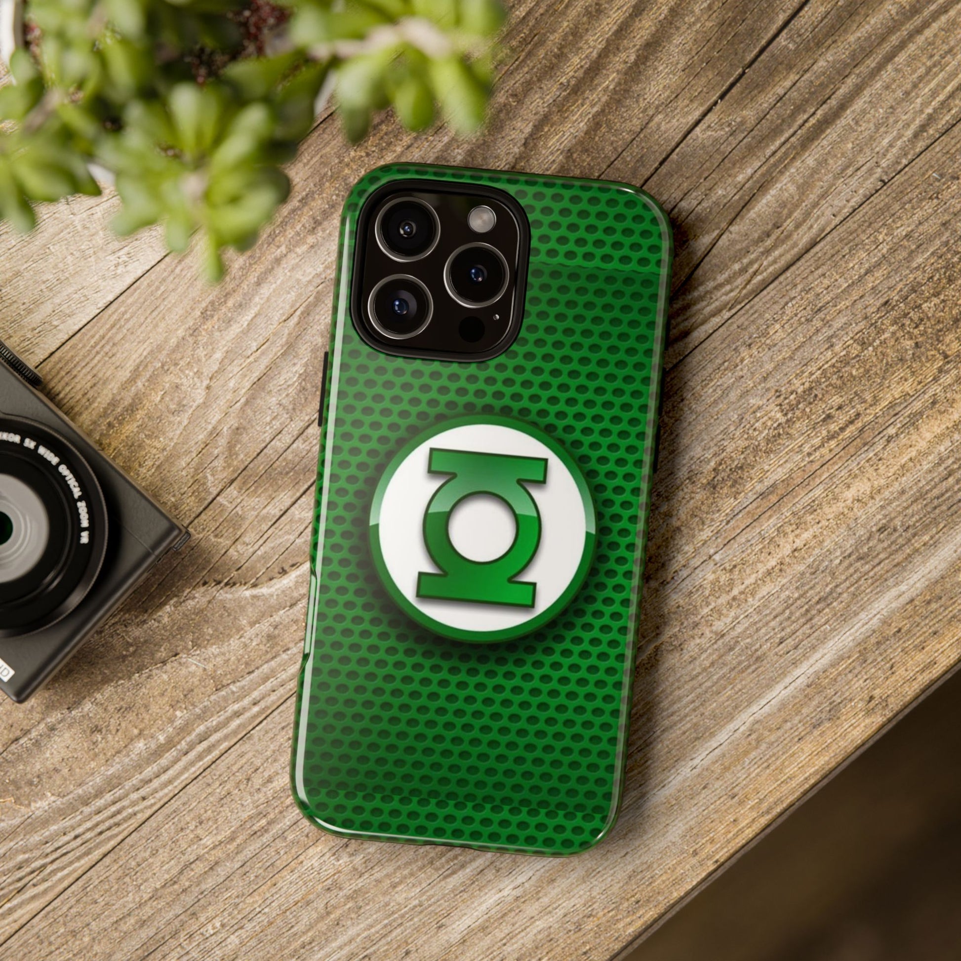 Green Lantern Logo Phone Case, Tough Cases, DC Case for iPhones, Samsung, and Pixel