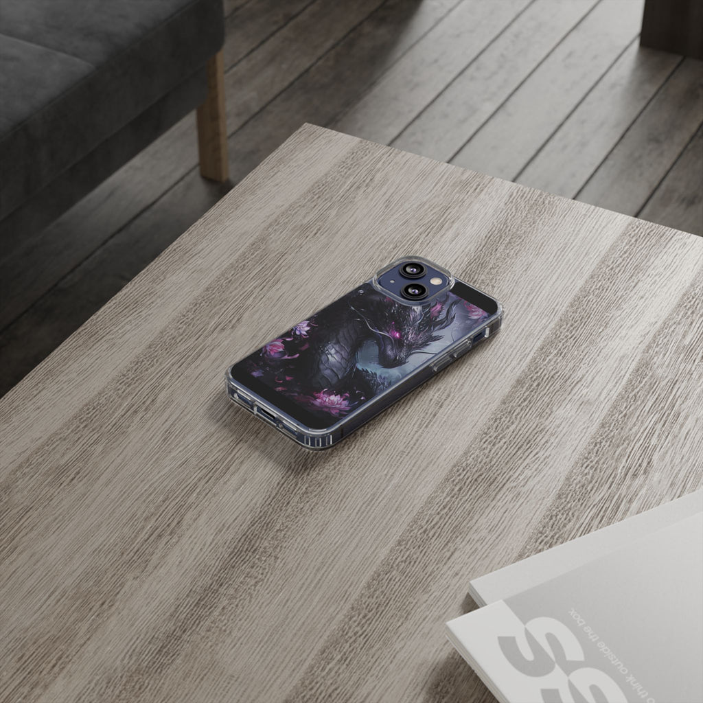 Phone Cases, Purple Dragon Design, iPhone Samsung Case, Protective Cover, Unique
