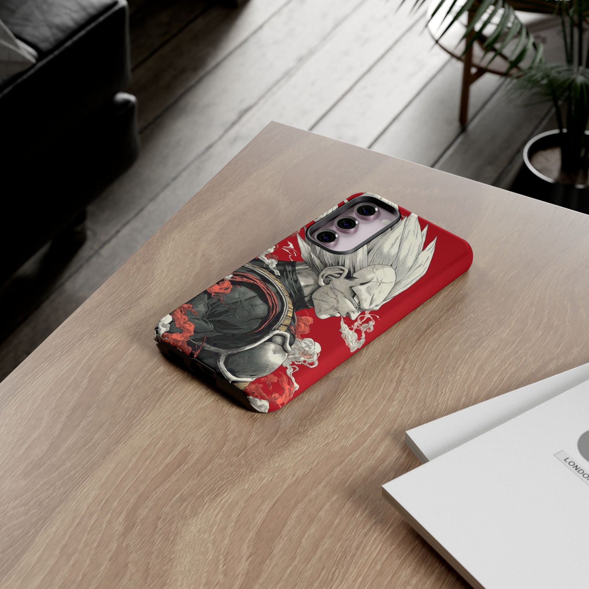Dragon Ball Z Vegeta Anime Tough Cases for iPhones, Samsung, and Pixel