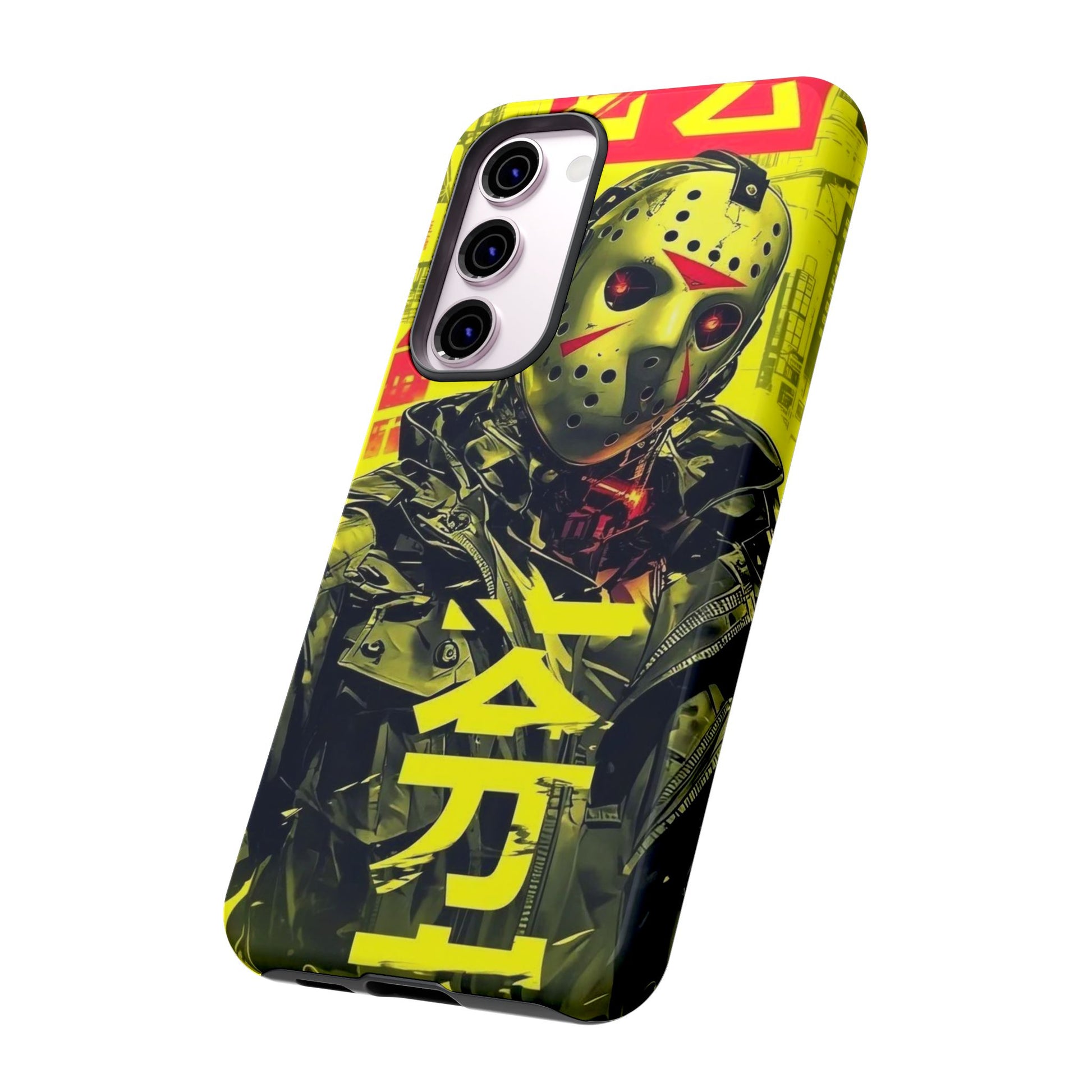 Cyberpunk X Jason Voorhees Tough Cases for iPhones, Samsung, and Pixel