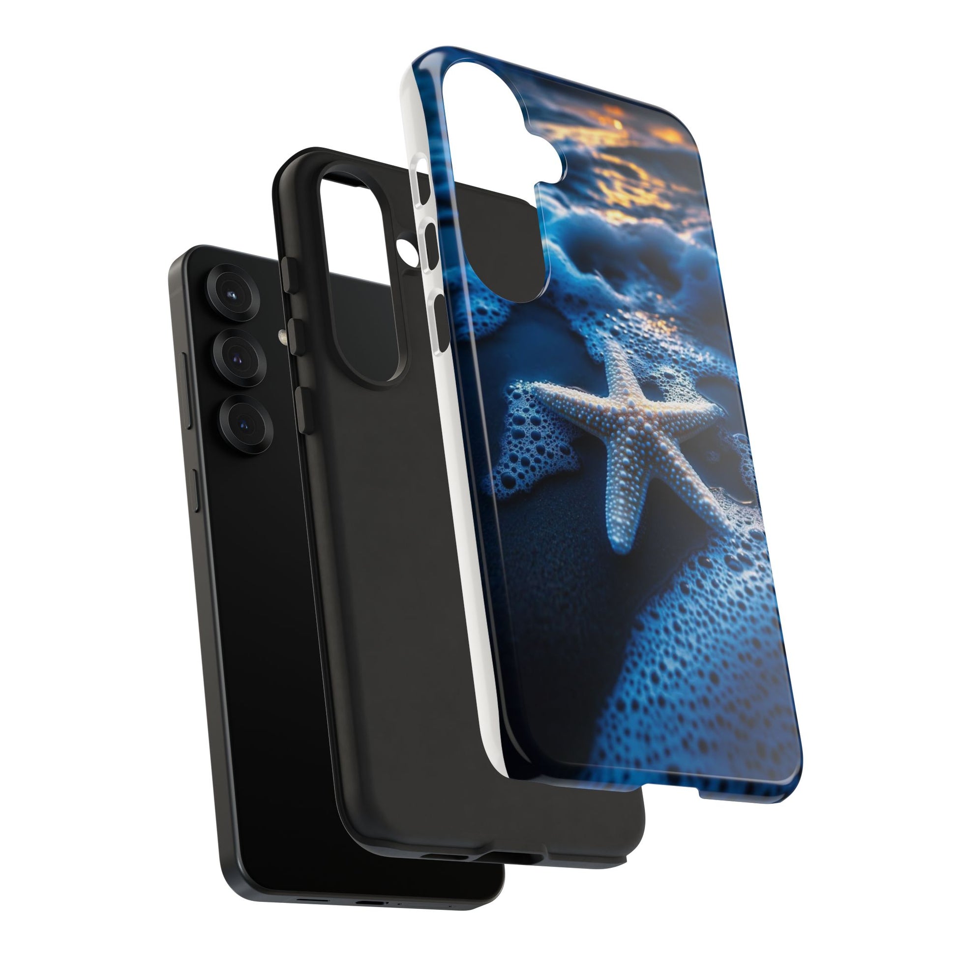 Starfish Beach Tough Cases for iPhones, Samsung, and Pixel