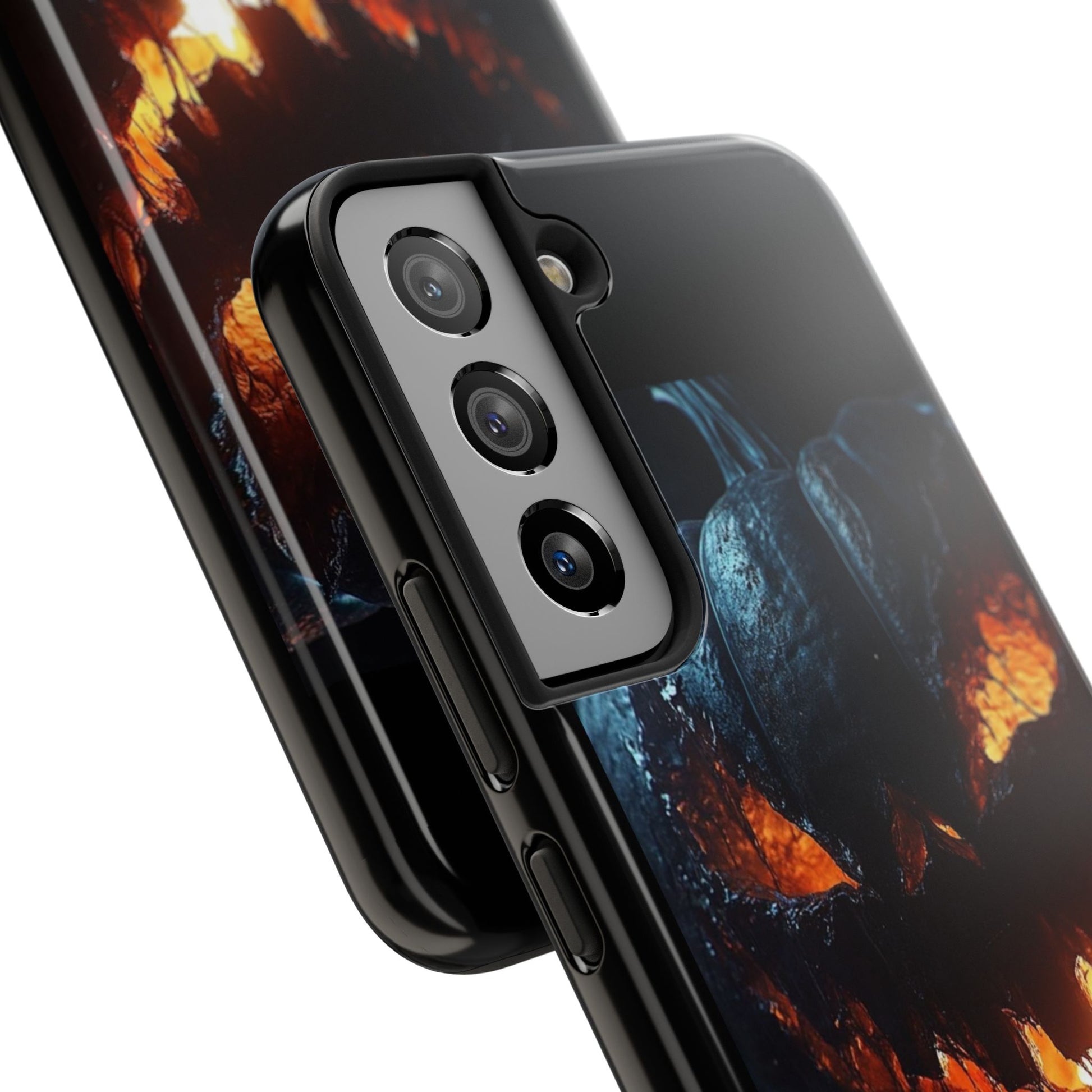Scary Pumpkin Halloween Theme Phone Cases for iPhones & Samsung Phones