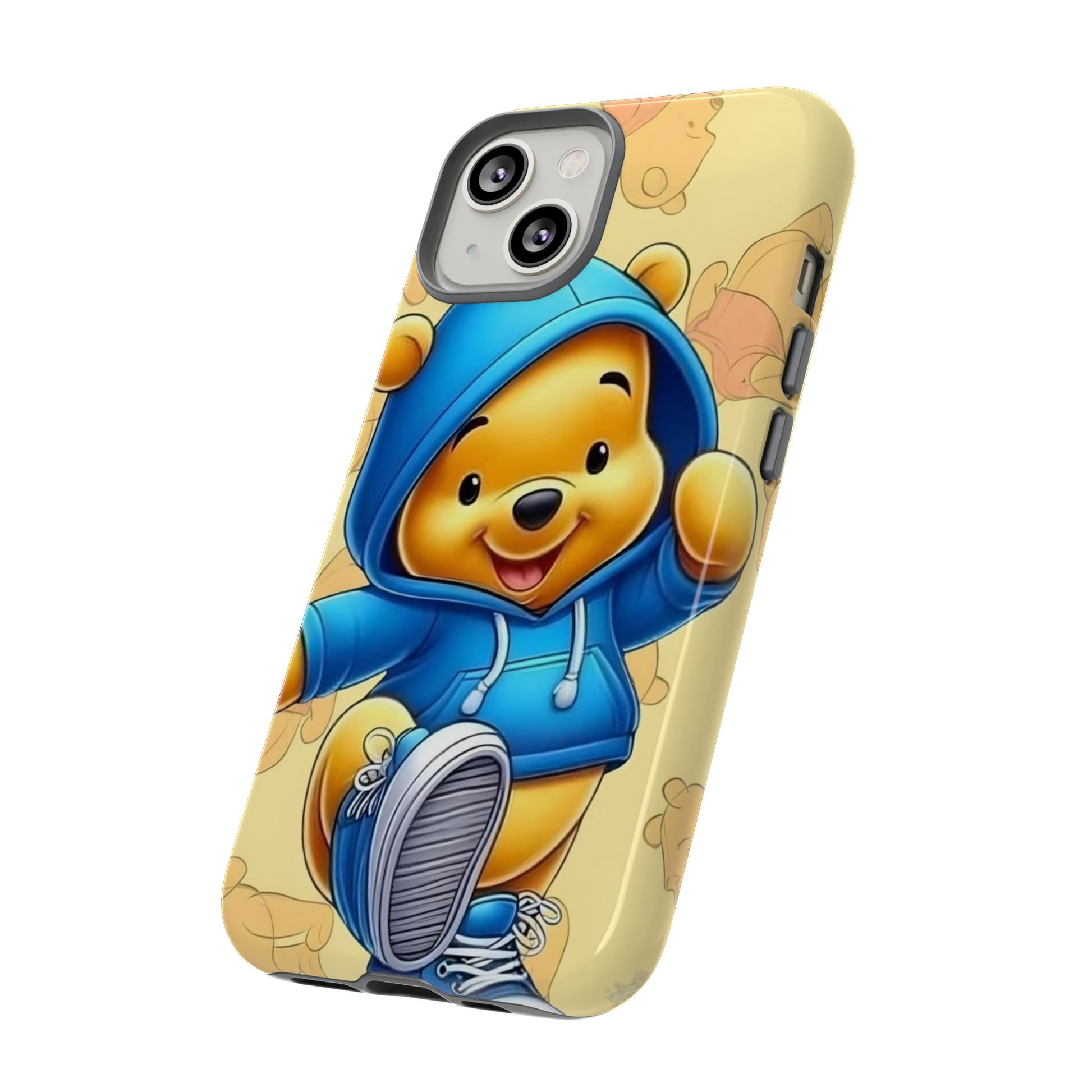 Cute Pooh Bear Phone Case, Tough Case