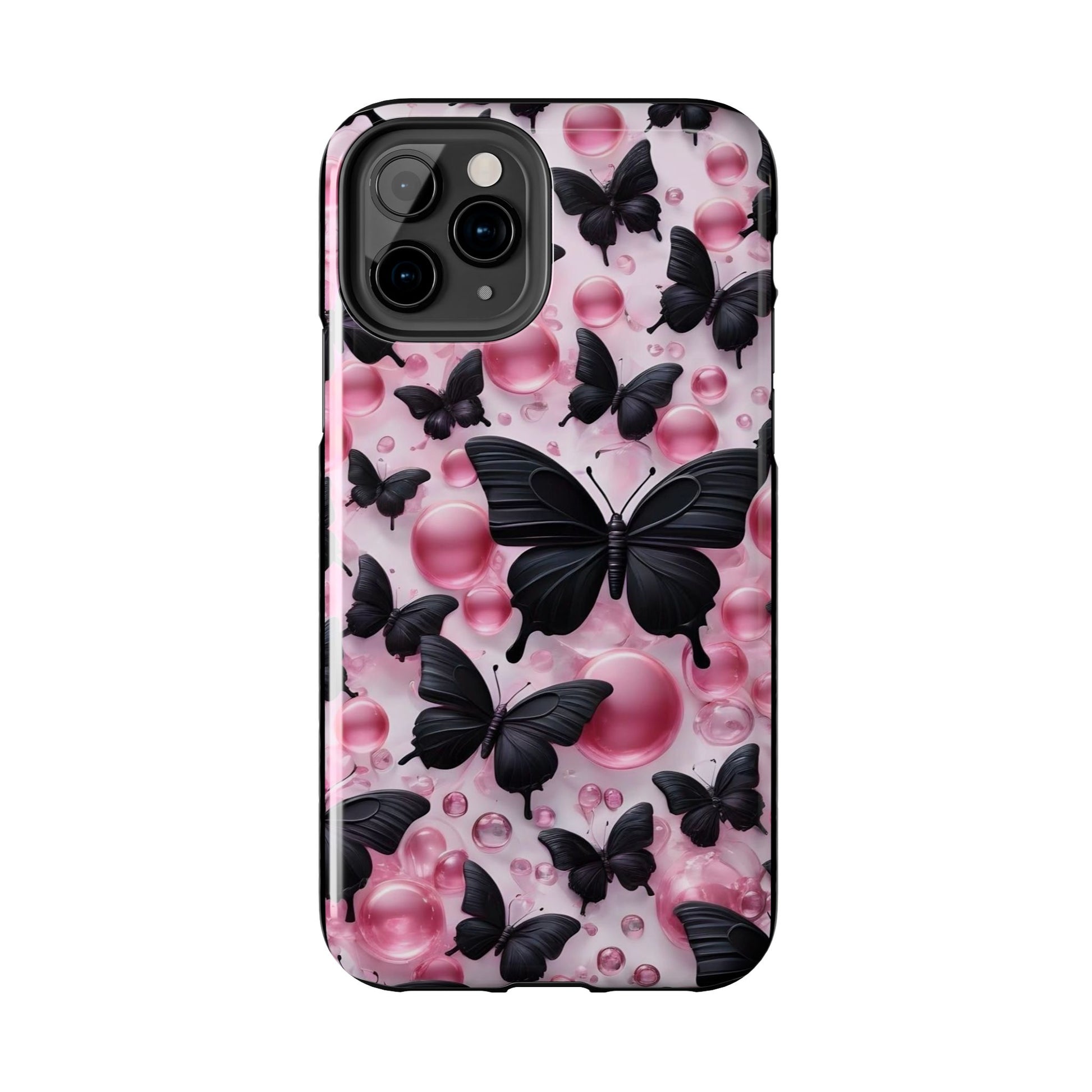 Pearls and Butterflies Theme Phone Cases for iPhones & Samsung Phones