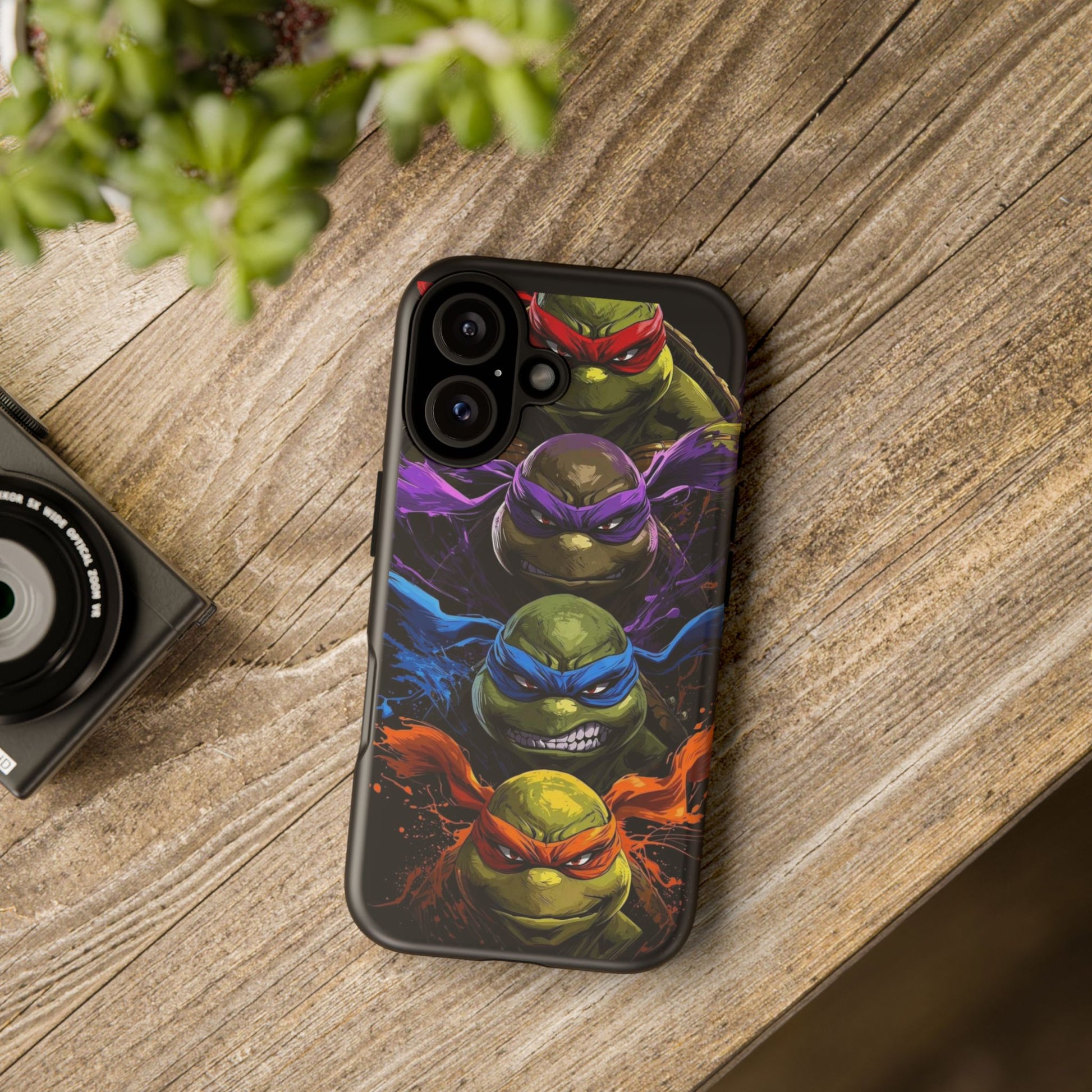 Ninja Turtles Tough Cases for iPhones, Samsung, and Pixel