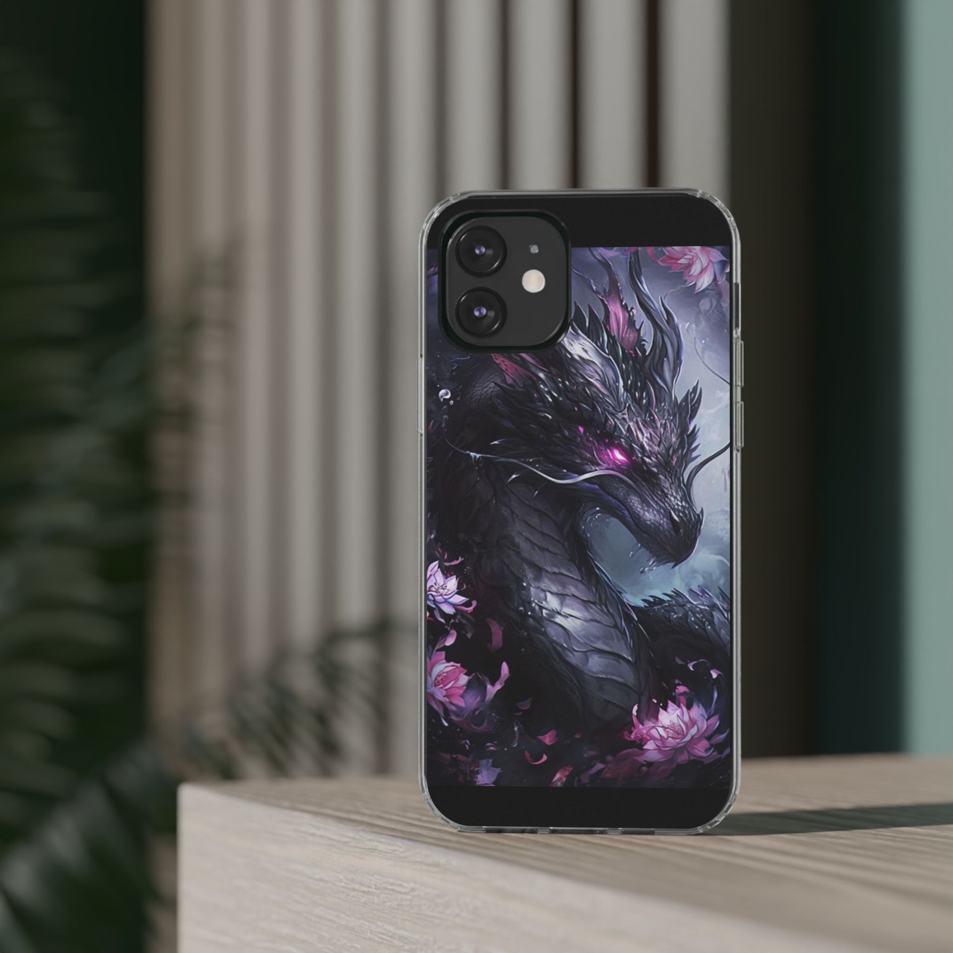 Phone Cases, Purple Dragon Design, iPhone Samsung Case, Protective Cover, Unique