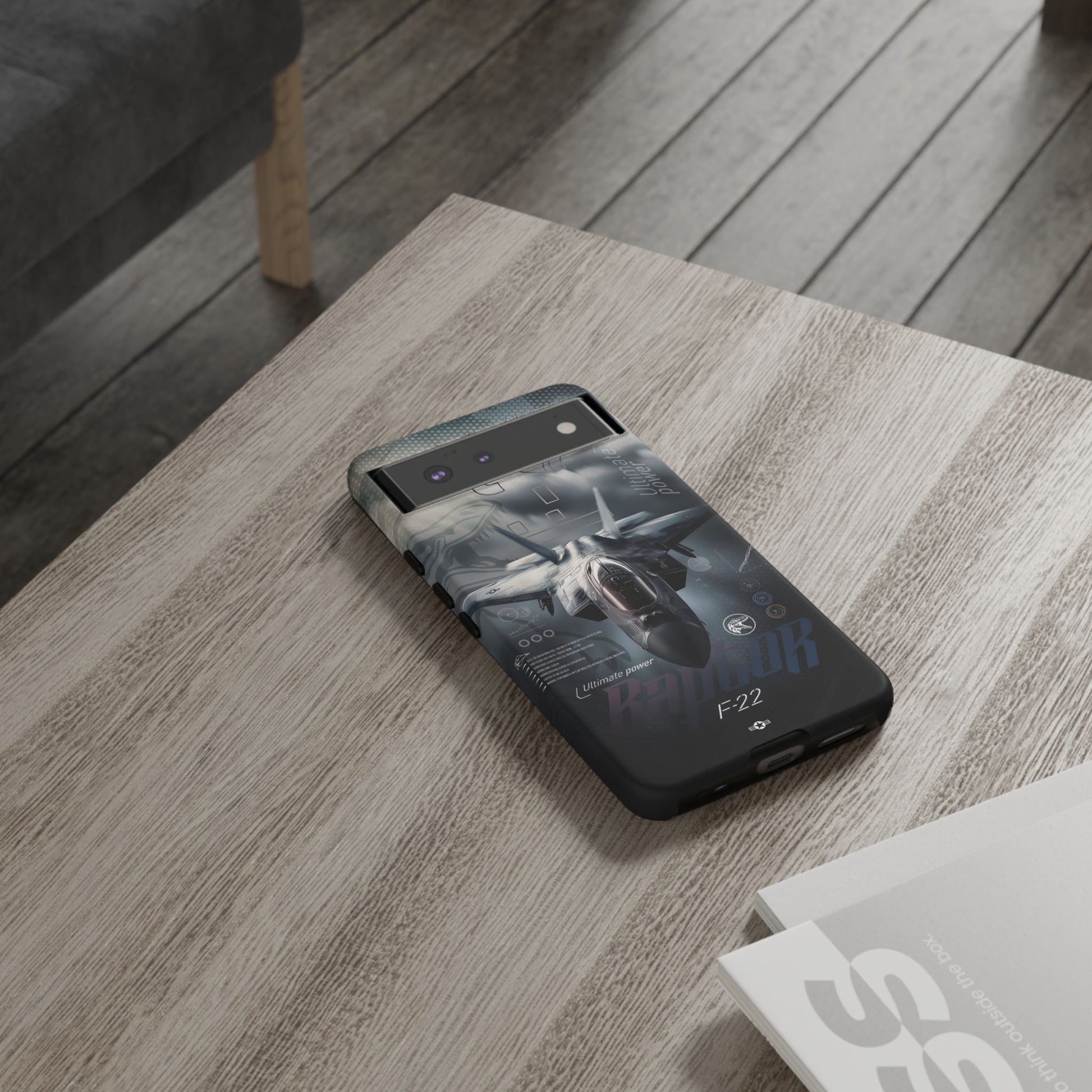 F-22 Raptor Fighter Jet Tough Cases for iPhones, Samsung, and Pixel