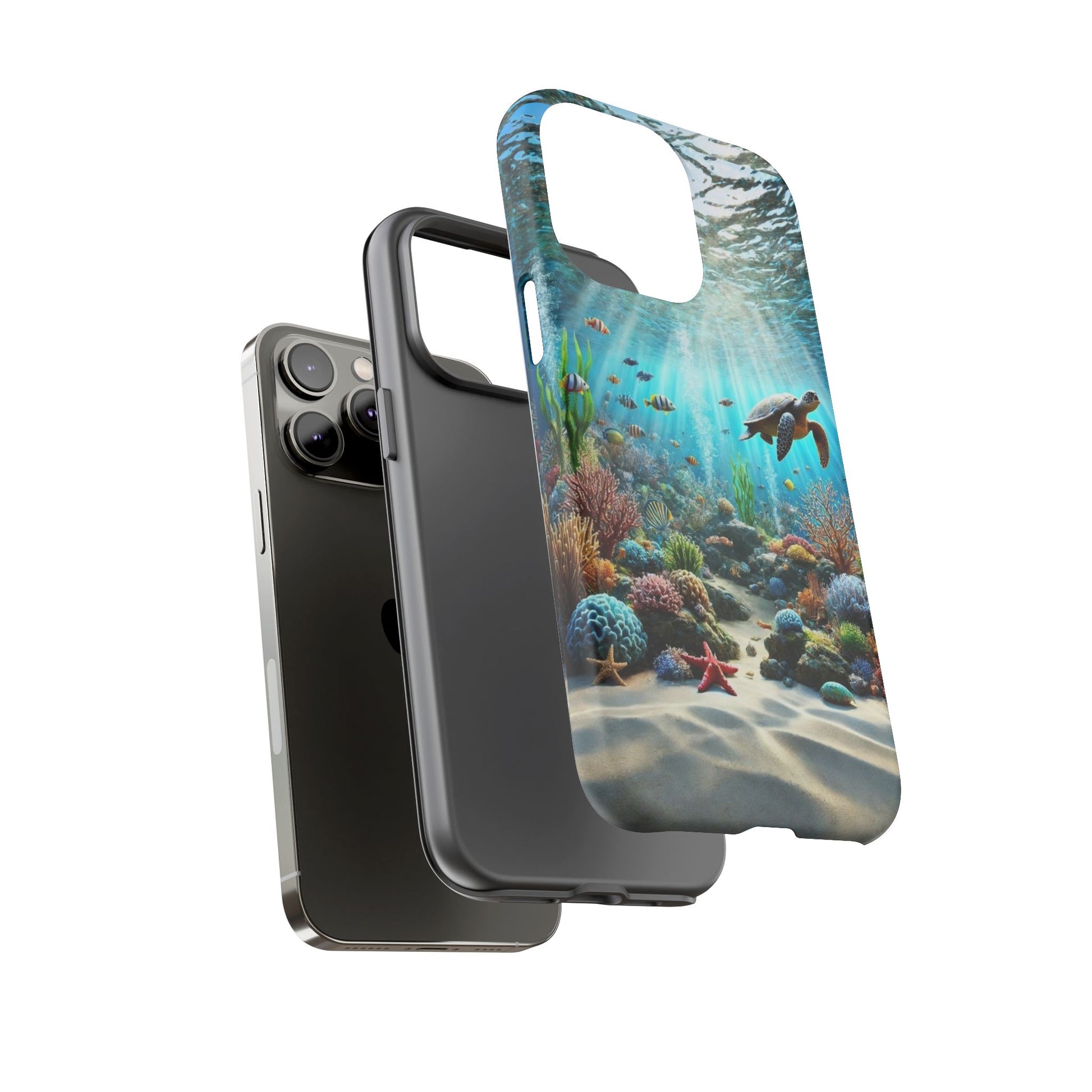 Under Sea Landscape Tough Cases for iPhones, Samsung, and Pixel