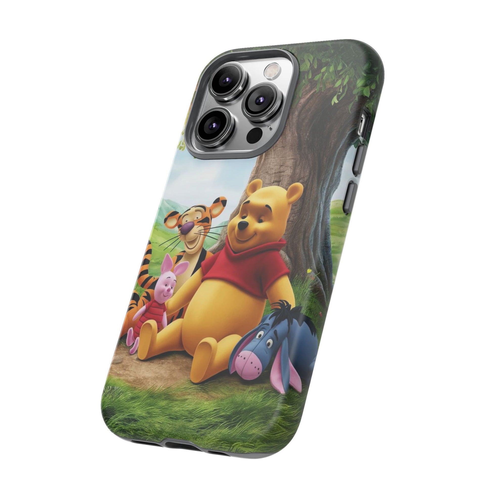 Cute Pooh Bear Phone Case, Tough Cases, Disney Phone for iPhones, Samsung, and Pixel