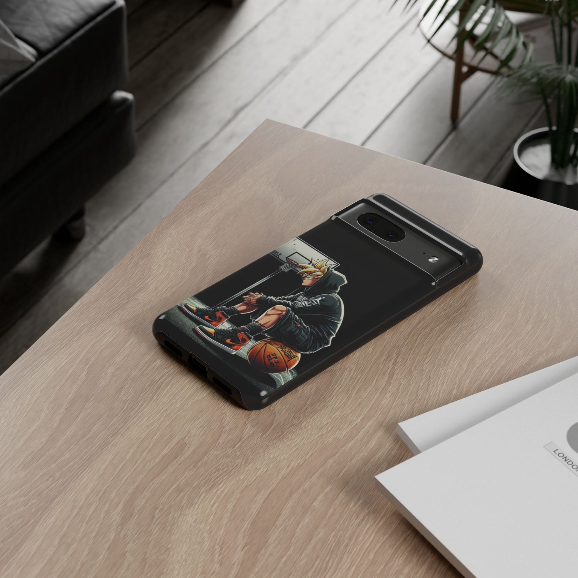 Son Goku Basketball Tough Cases for iPhones, Samsung, and Pixel