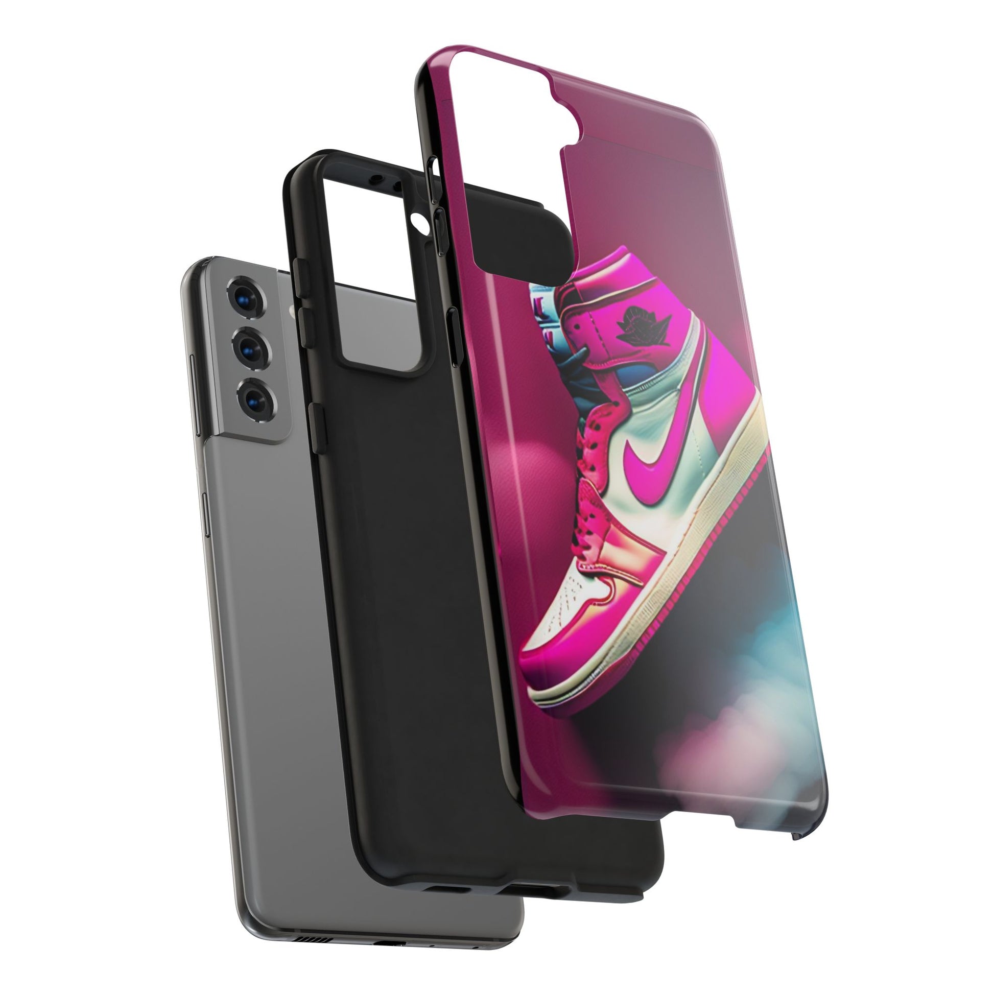 Pink Jordan Sneakers Phone Cases for iPhones & Samsung Phones