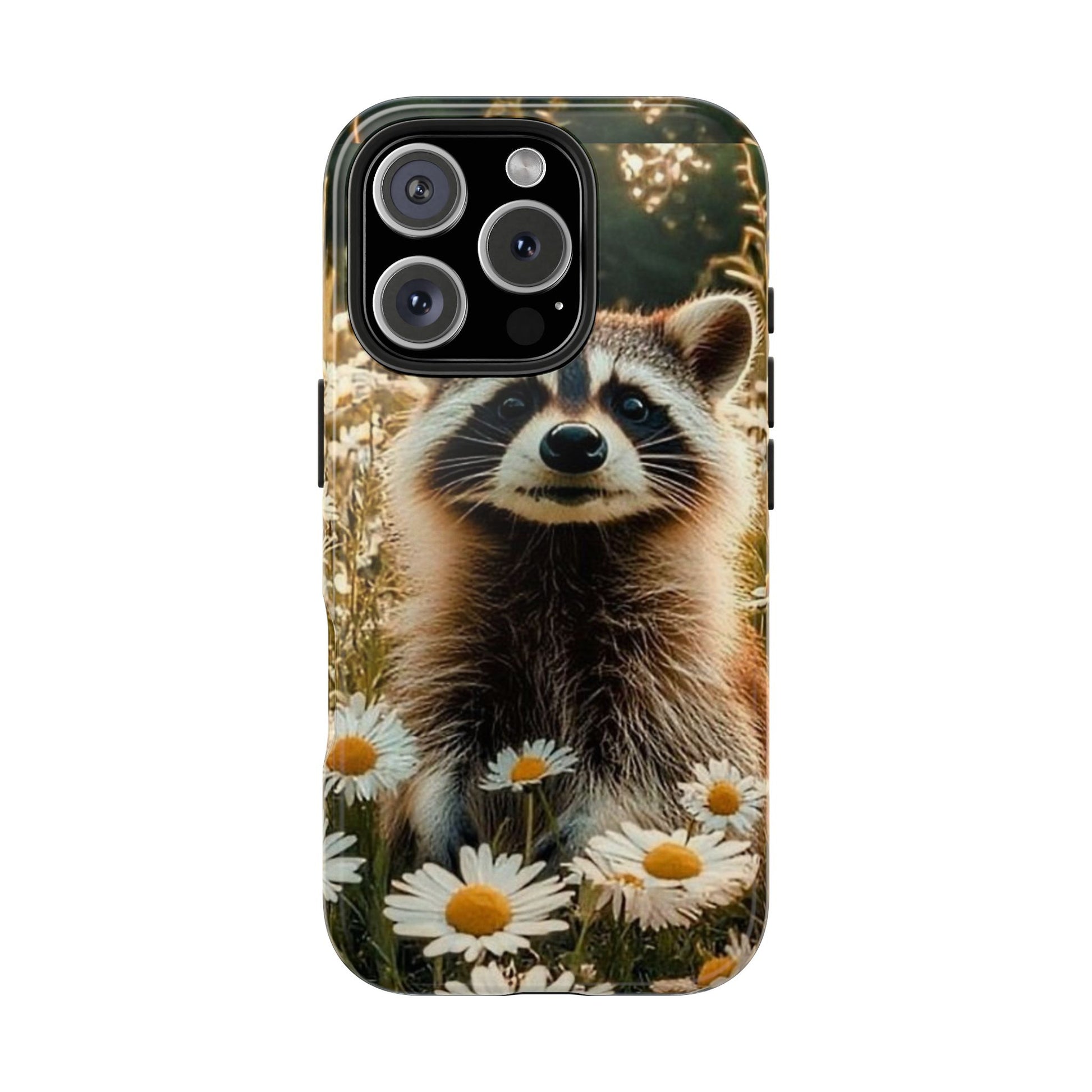 Cute Raccoon Theme Phone Cases for iPhones & Samsung Phones