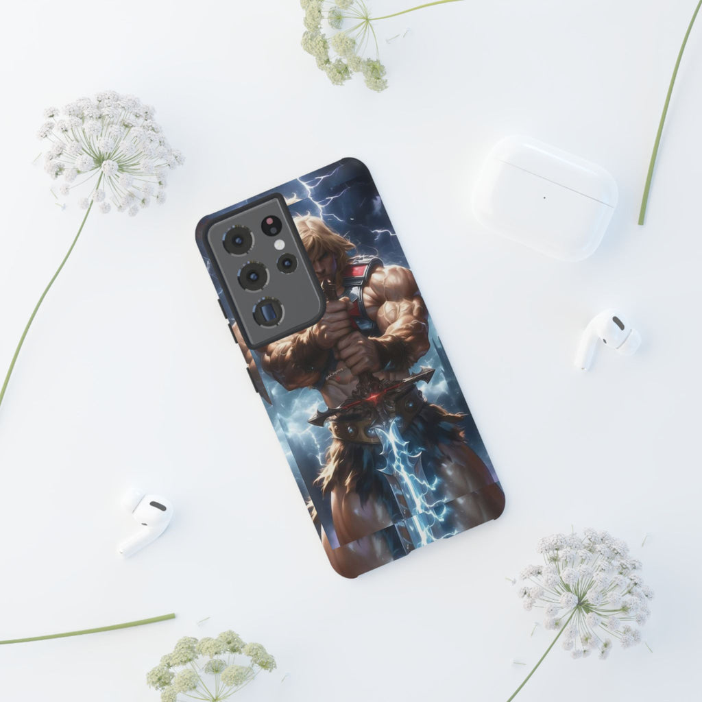 He-Man Masters of the Universe Tough Cases for iPhones, Samsung, and Pixel