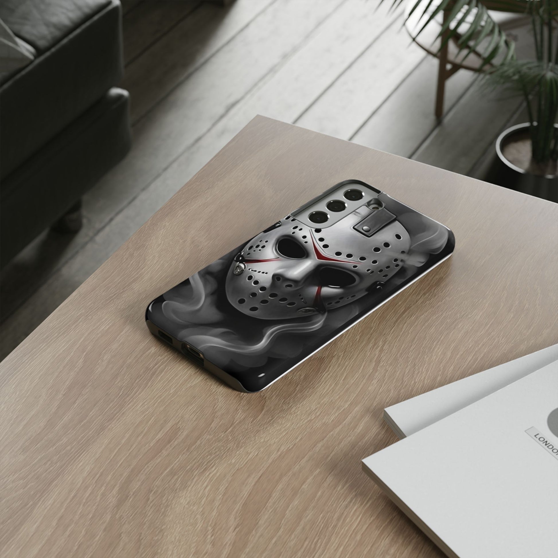 Friday the 13th Jason's Mask Tough Cases for iPhones, Samsung, and Pixel