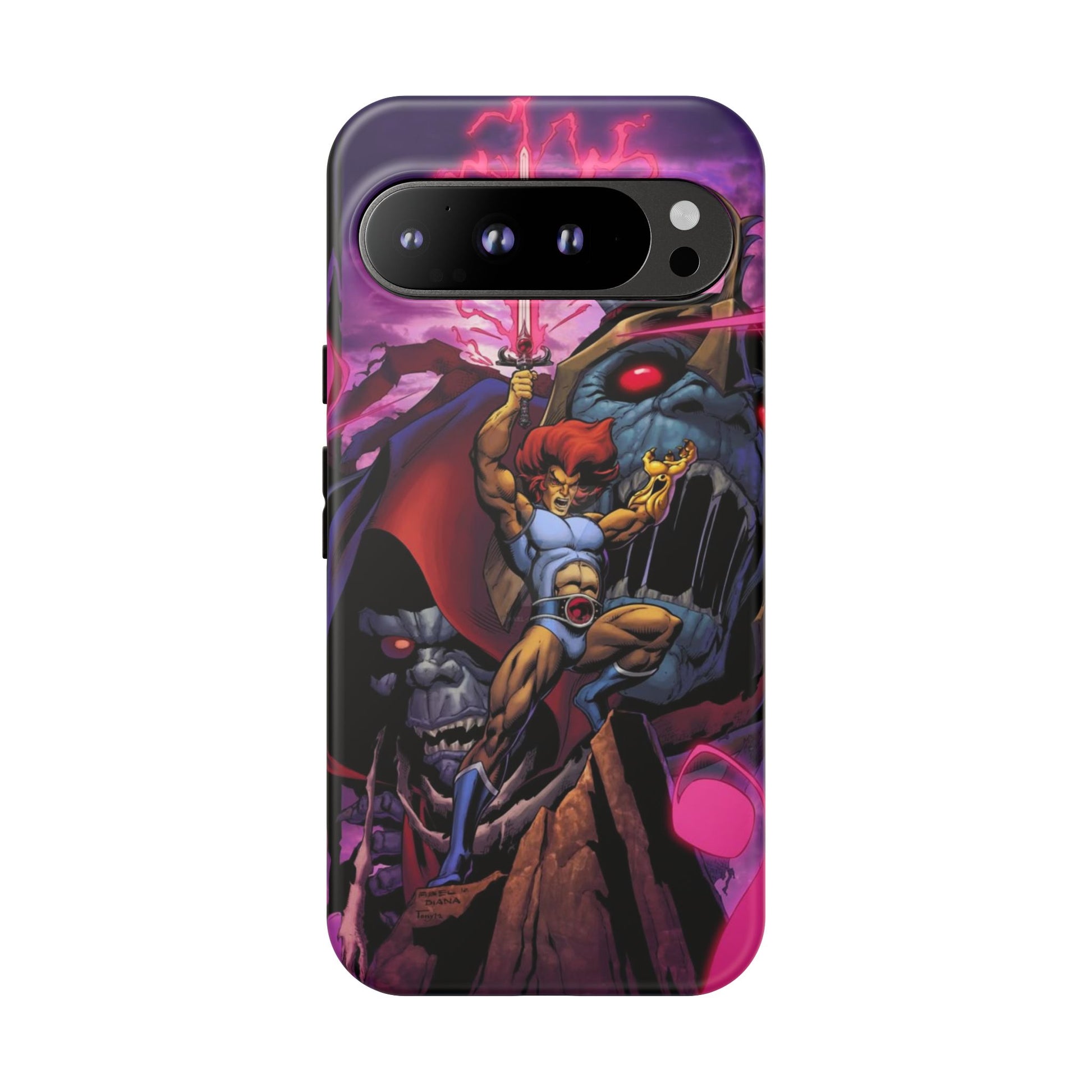 Thundercats Lion O x Mumra Tough Cases for iPhones, Samsung, and Pixel