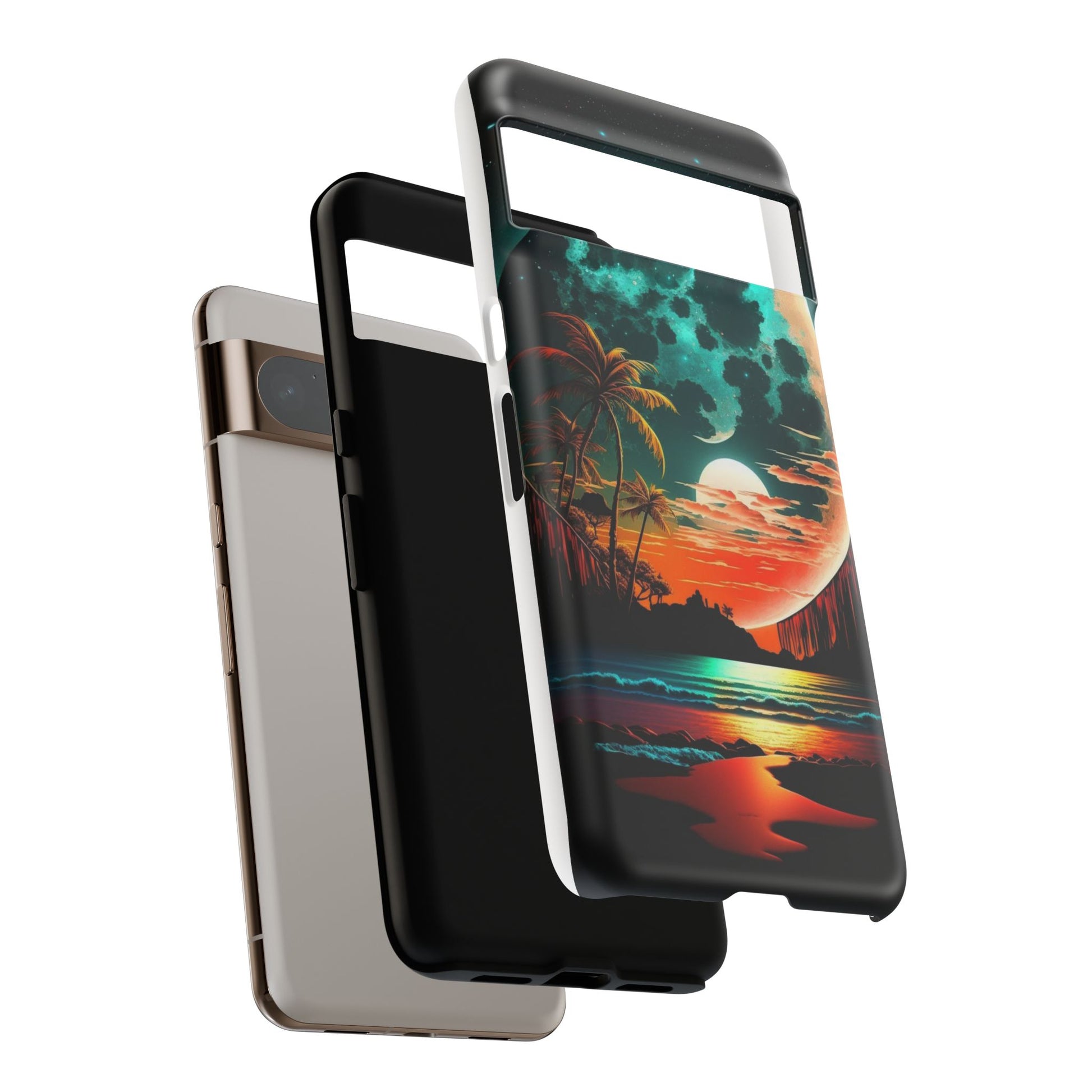 Fantasy Beach Sunset Landscape Phone Case for iPhone, Samsung Galaxy, & Pixel Phones