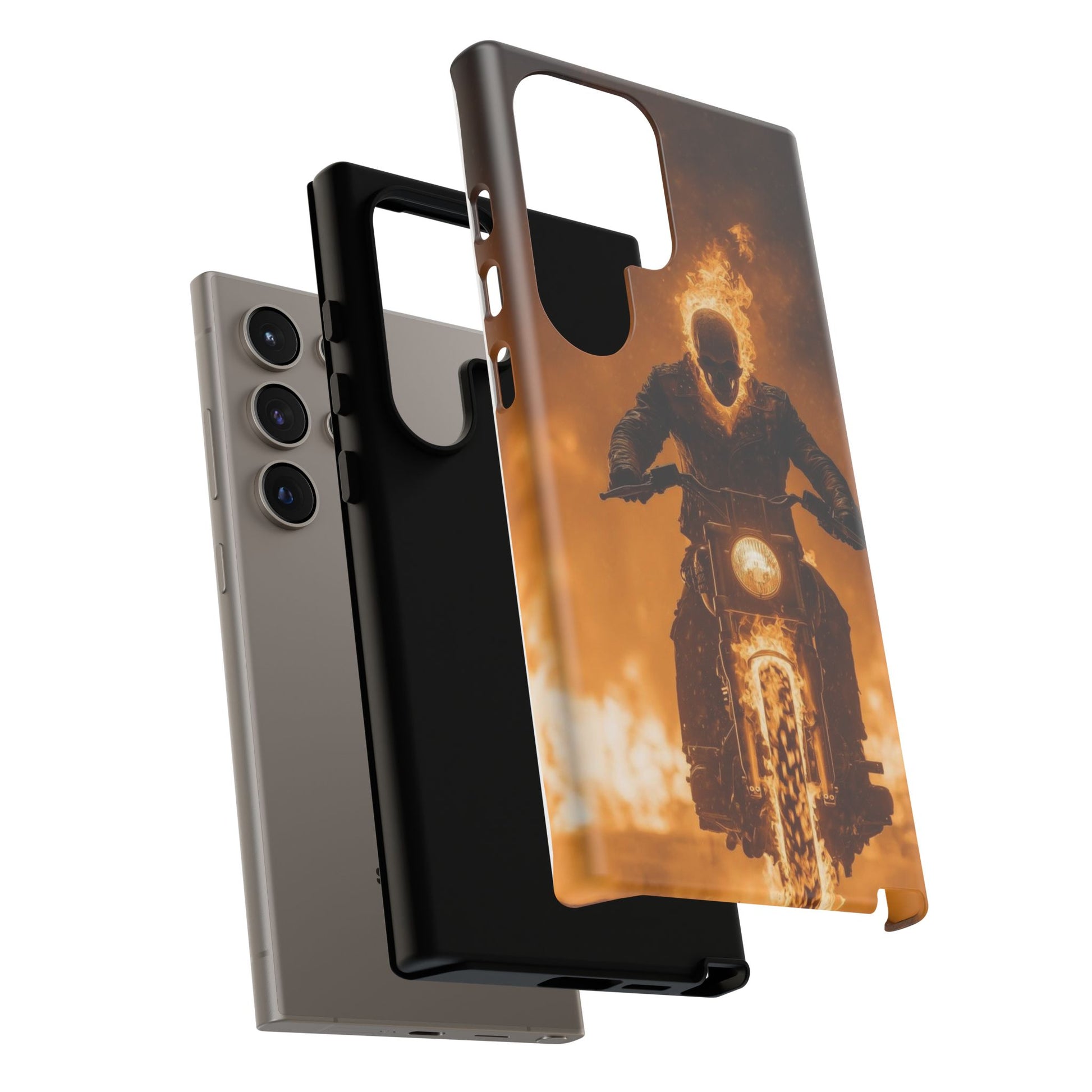 Marvel's Ghostrider Tough Cases for iPhones, Samsung, and Pixel